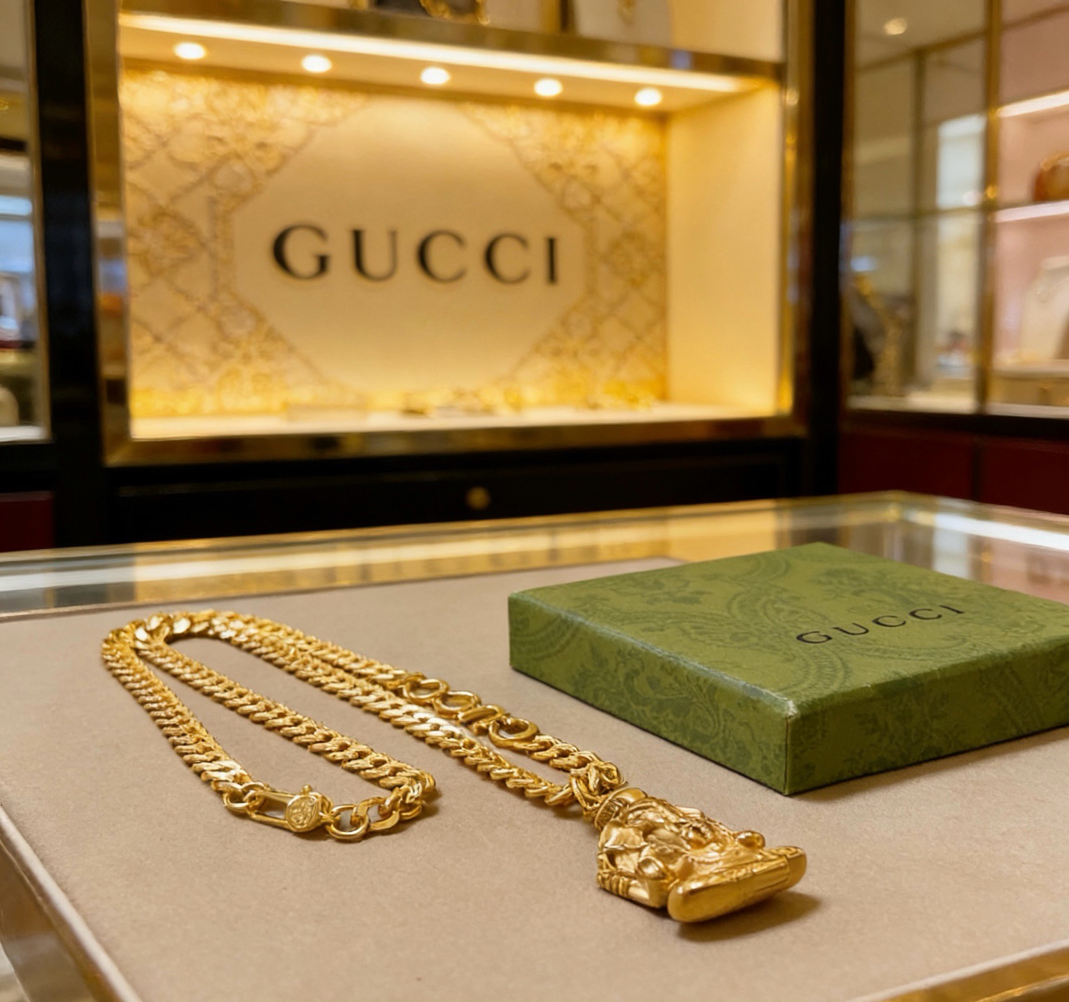 古驰 Gucci 高定典藏传世高定珠宝耳环项链戒指首饰 #552D41AE 5