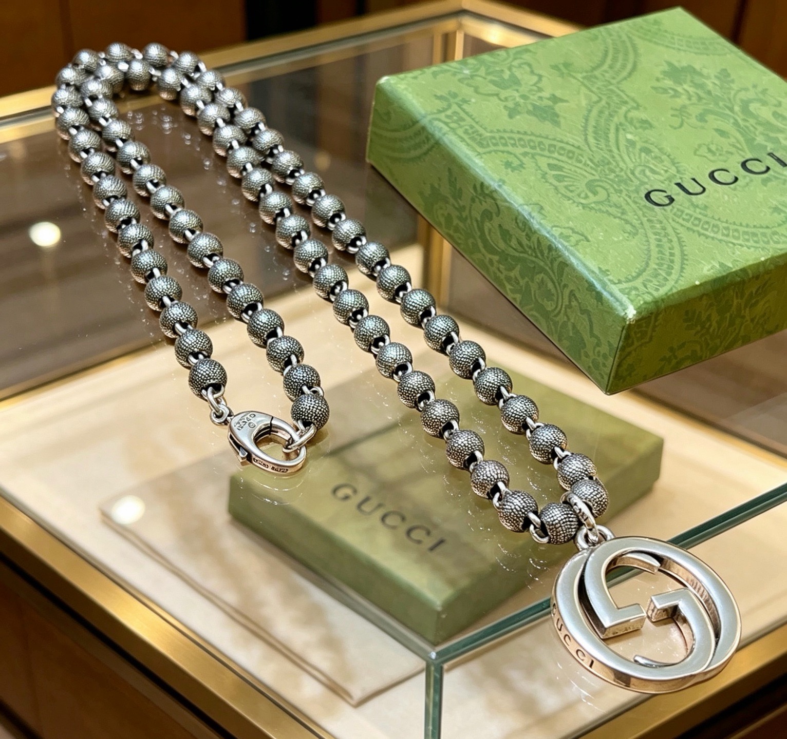 奢华款)Gucci古驰项链最新款链条档次更高 8