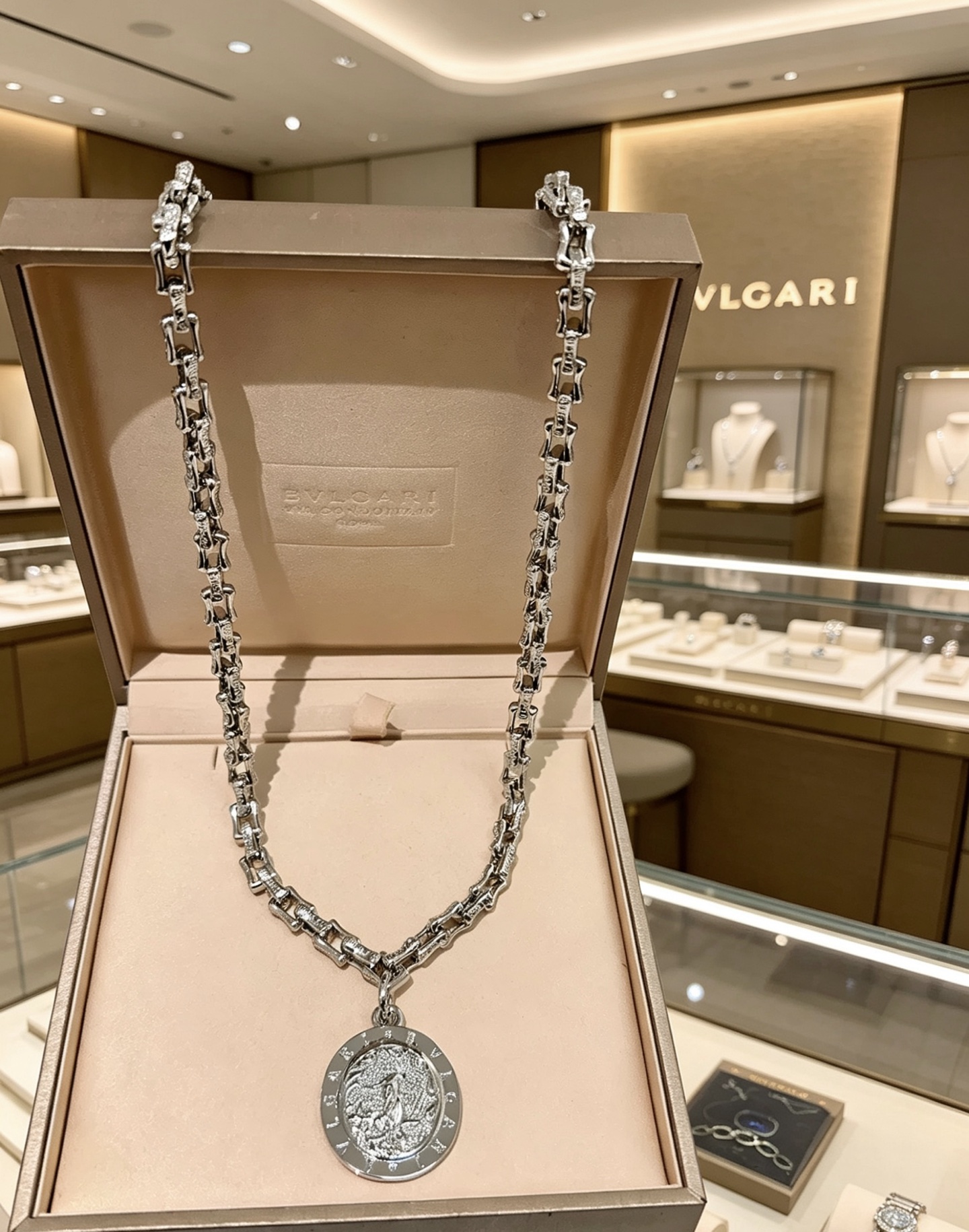 宝格丽 Bvlgari 传世高定珠宝耳环项链戒指首饰 #205717CF 5