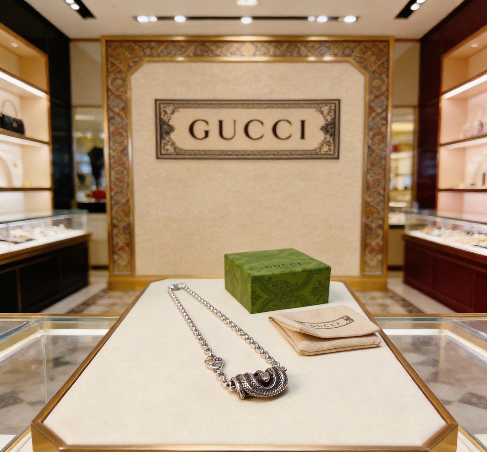 古驰 Gucci 高定典藏传世高定珠宝耳环项链戒指首饰 #CA2A4238 2