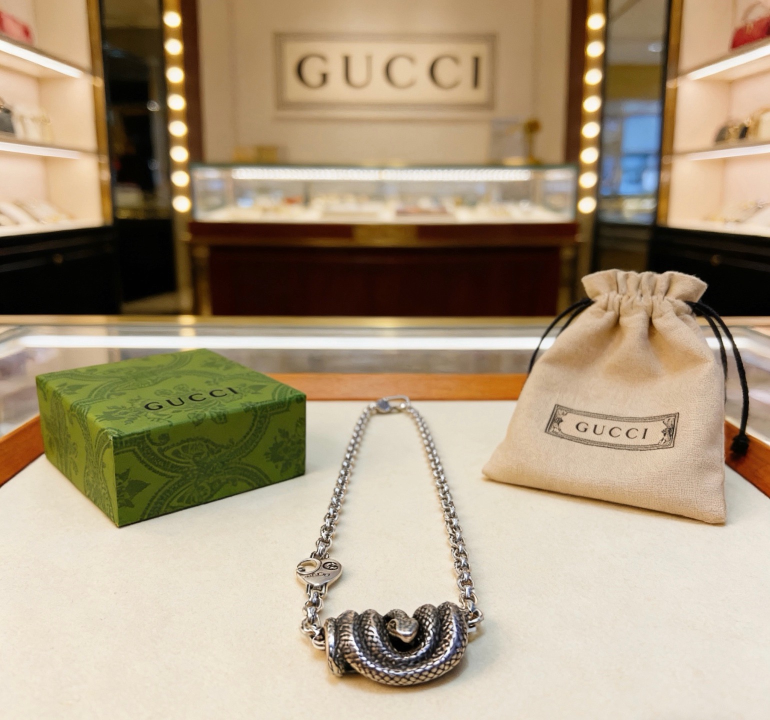 古驰 Gucci 高定典藏传世高定珠宝耳环项链戒指首饰 #CA2A4238 5