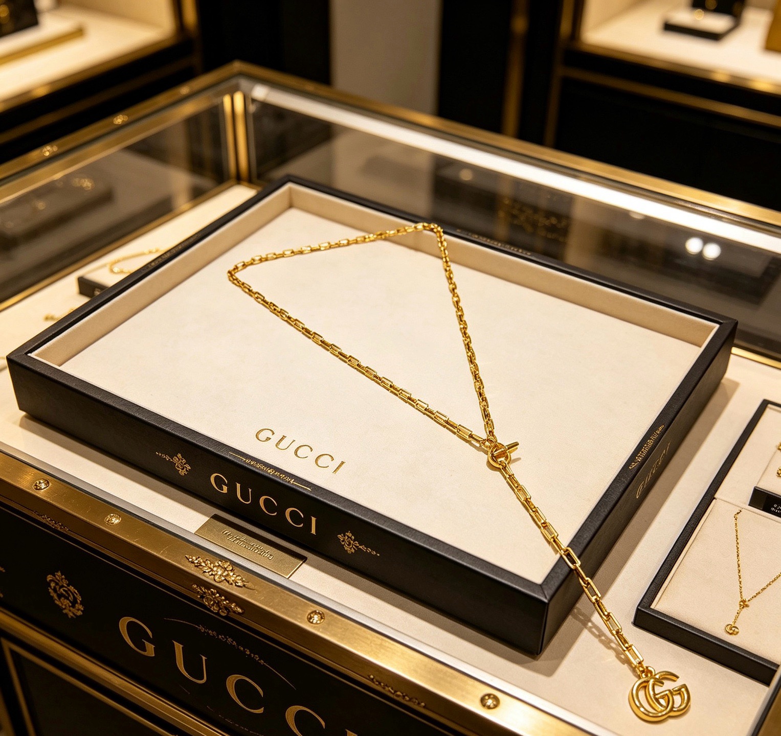 古驰 Gucci 高定典藏传世高定珠宝耳环项链戒指首饰 #A282B5A0 2