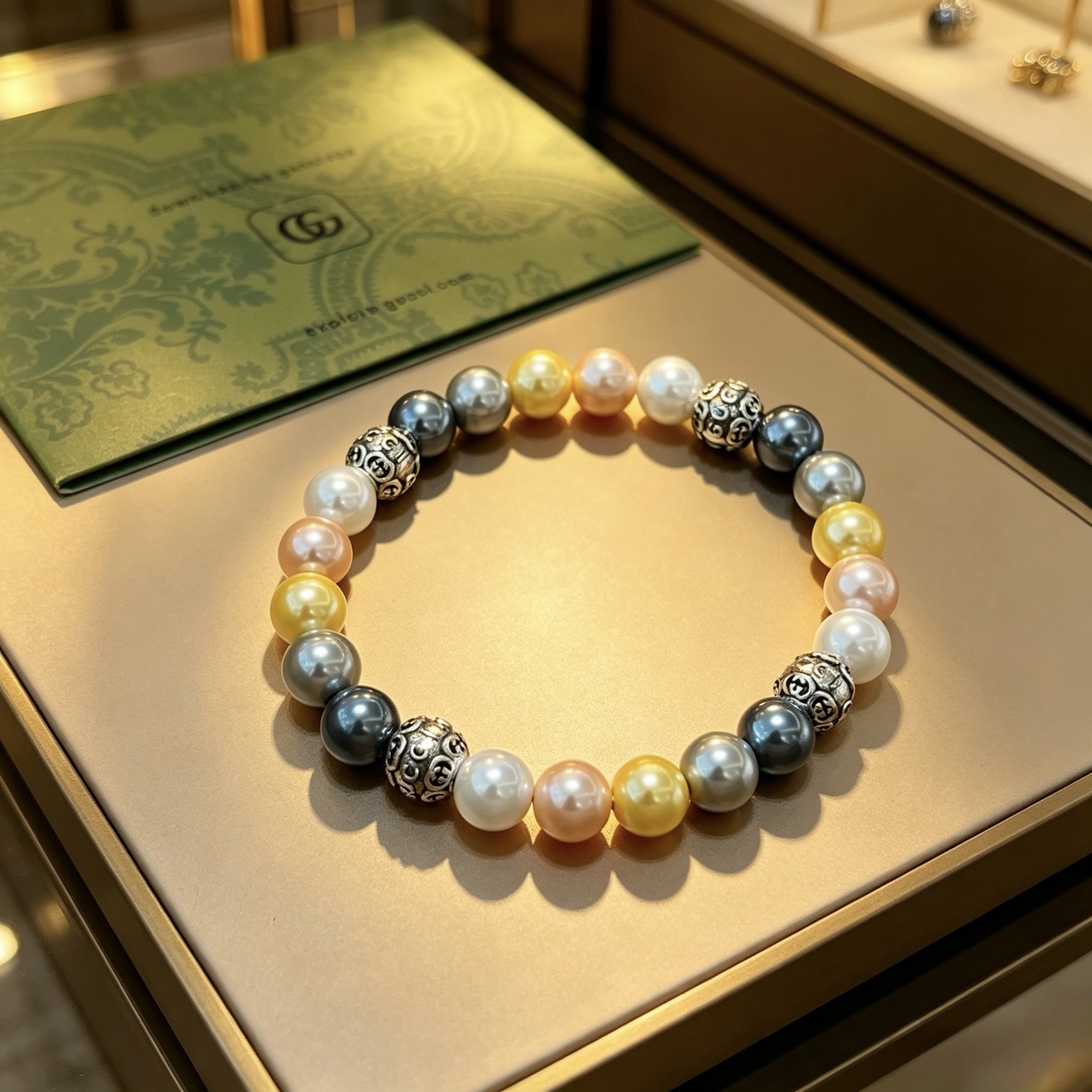 NO:896505,Batch Gucci bracelets for men and women. The latest pearl bracelets are of higher quality. Anger Forest series double-g pearl bracelets of the same style for celebrities. Size: 16-24 cm. Full and round pearls. Details are distressed. Non-market glossy version. Non-market ordinary ones. This model has been out. Best-selling model in Gucci. Very good to match clothes, high-quality jewelry, gucci, bracelet.19860909批 古驰手链男女同款 最新款珍珠手链档次更高明星同款Anger Forest系列双g珍珠手链 尺寸:16-24厘米 粒粒饱满圆润的珍珠 细节对版做旧处理 非市面亮面版型 非市面普通做这款一直在出 古驰里面热卖款 非常好搭配衣服,饰品精品,gucci,bracelet,Jewelry