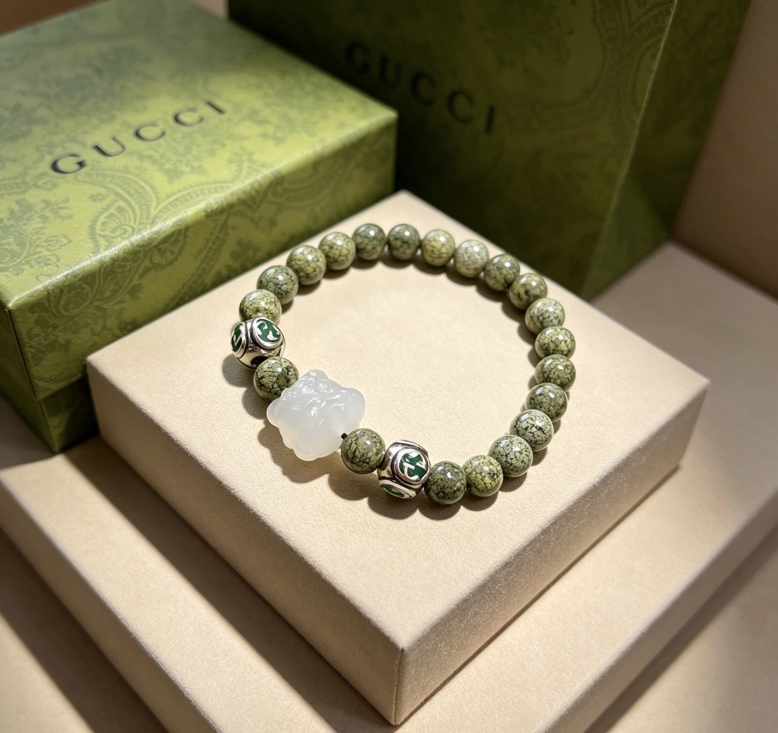 古驰 Gucci 高定典藏传世高定珠宝耳环项链戒指首饰 #5664E3B3 4