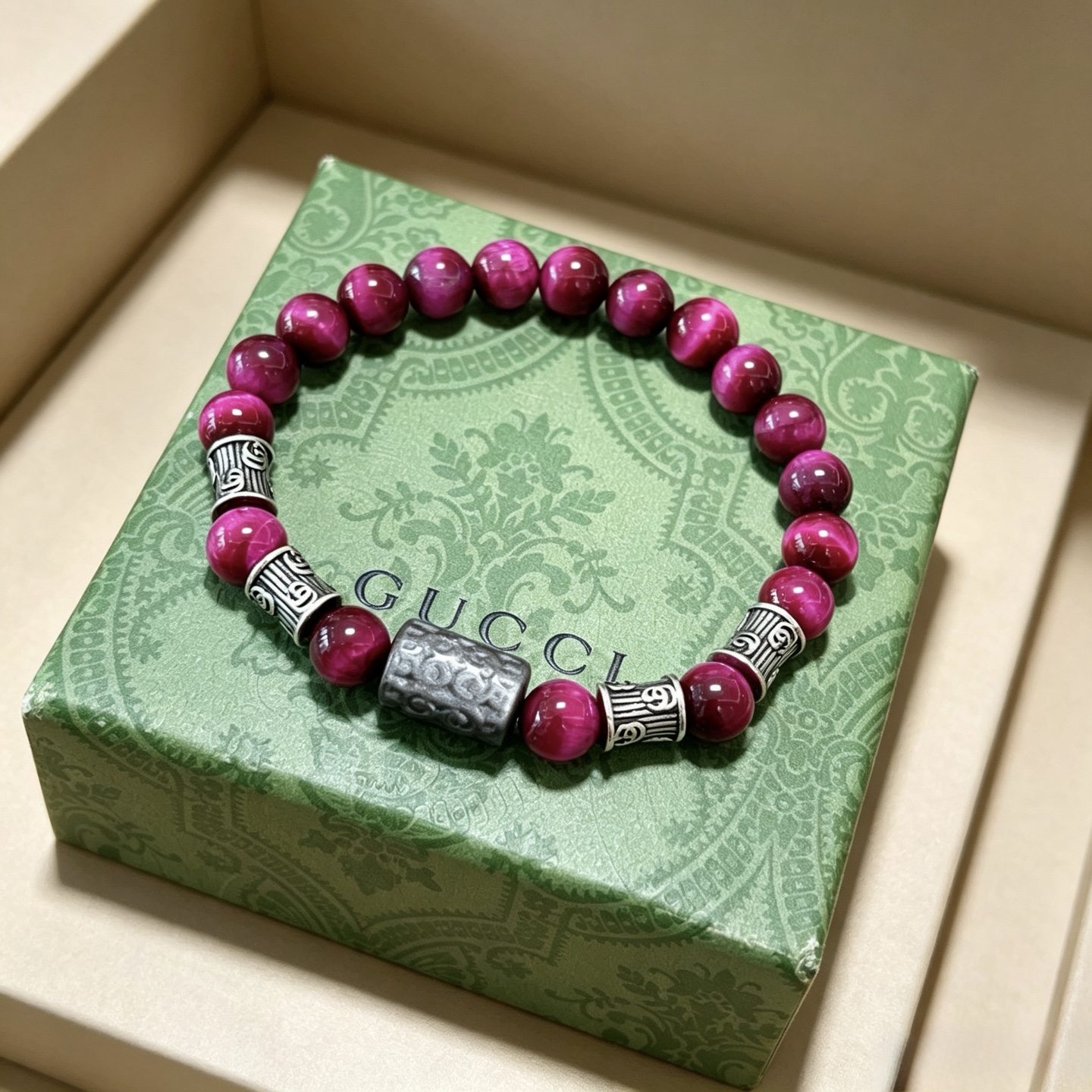 古驰 Gucci 高定典藏传世高定珠宝耳环项链戒指首饰 #417A8B3E 5