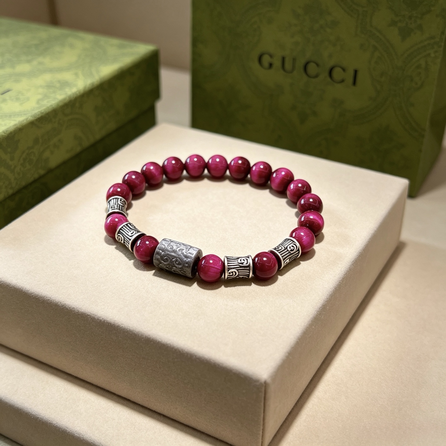古驰 Gucci 高定典藏传世高定珠宝耳环项链戒指首饰 #417A8B3E 2
