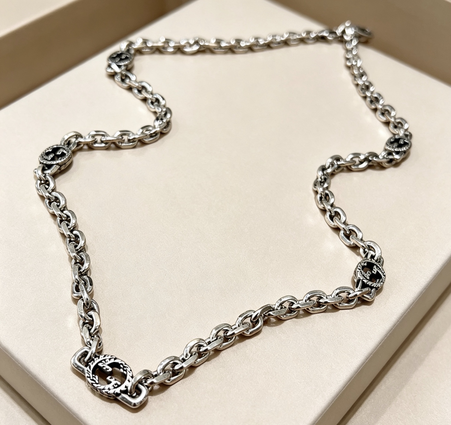 奢华款)Gucci古驰项链最新款链条档次更高 8
