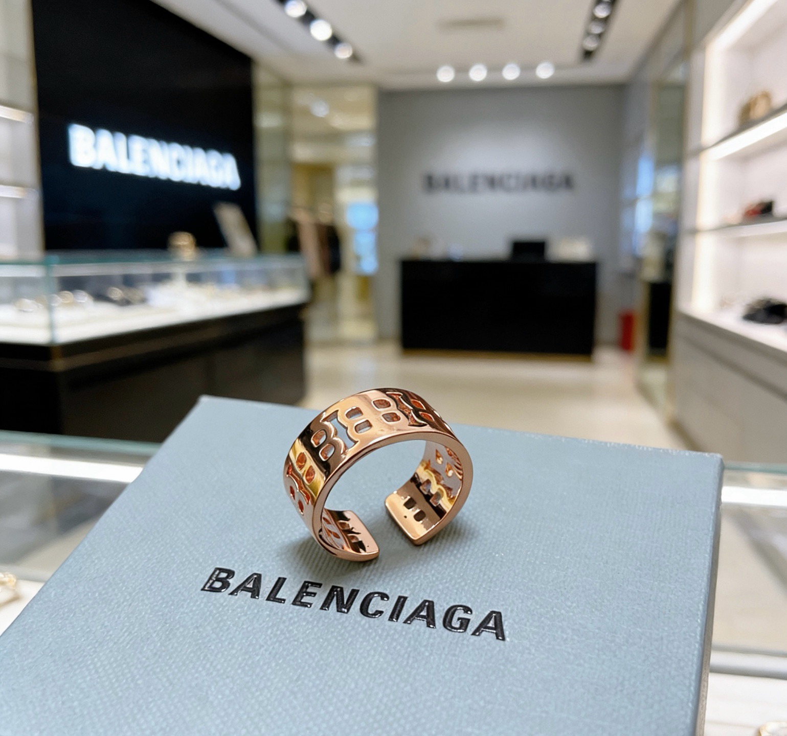巴黎世家 Balenciaga 高定典藏传世高定珠宝耳环项链戒指首饰 #9868BB8A 5