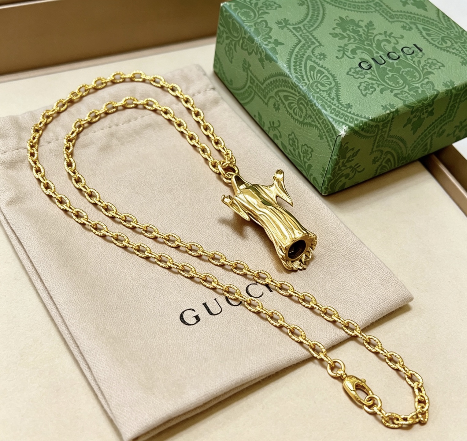 古驰 Gucci 传世高定珠宝耳环项链戒指首饰 #578D43D5 4