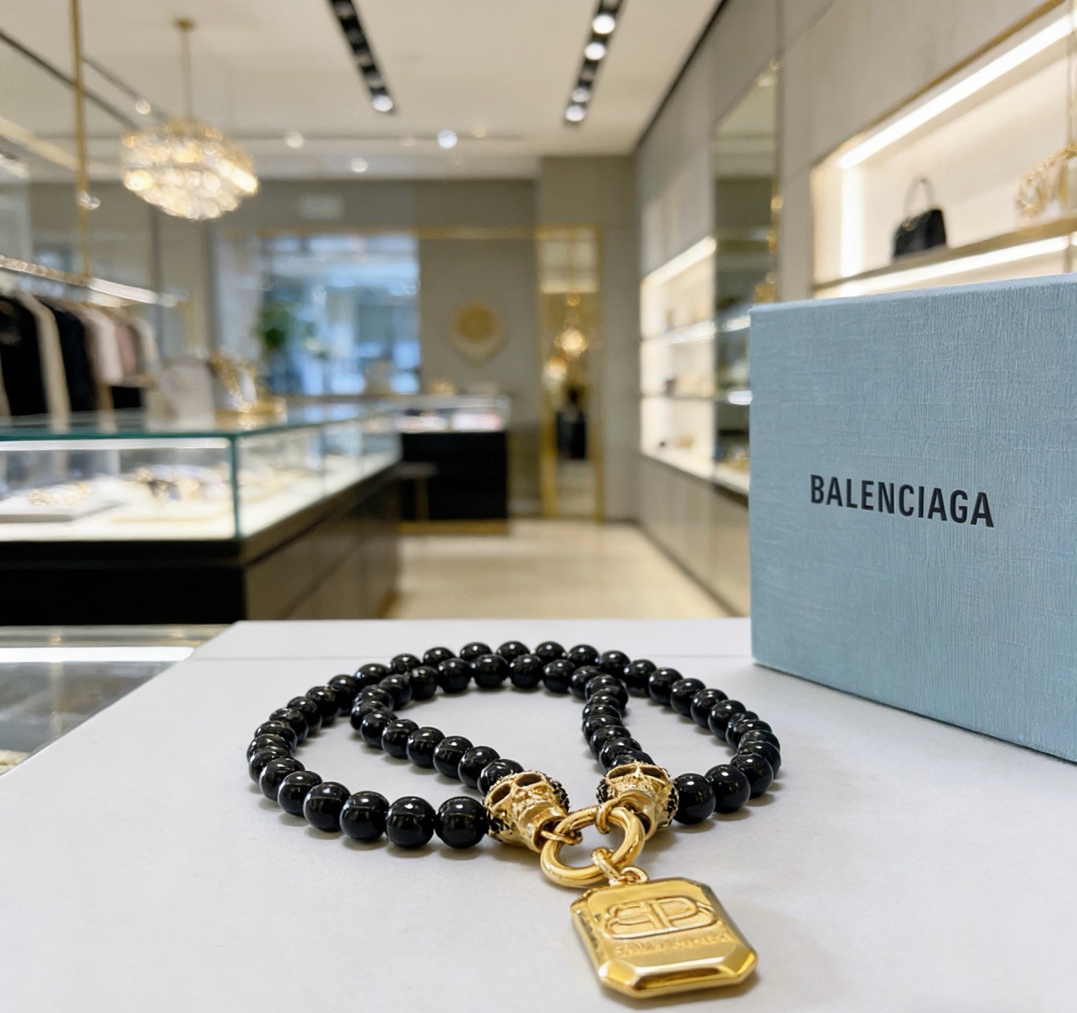 巴黎世家 Balenciaga 传世高定珠宝耳环项链戒指首饰 #A07D12DE 7
