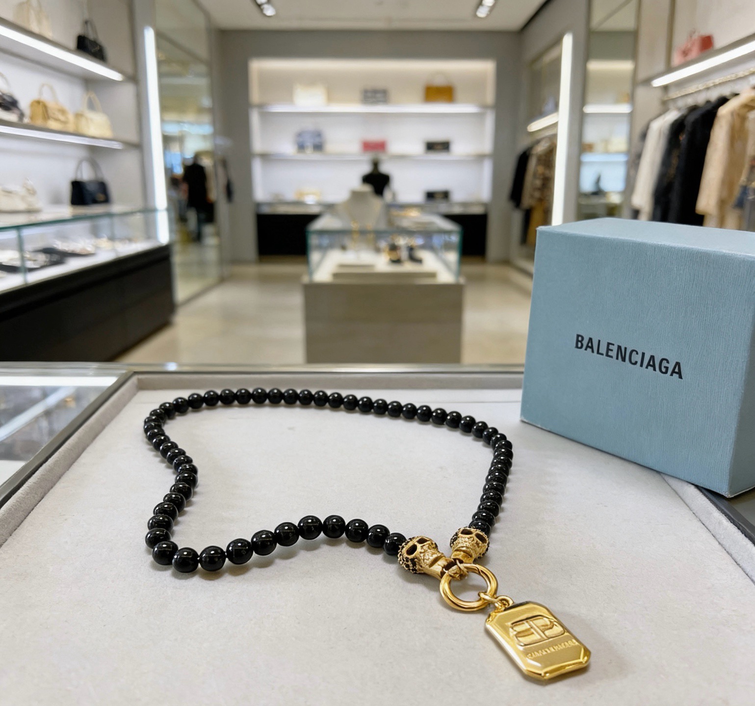 巴黎世家 Balenciaga 传世高定珠宝耳环项链戒指首饰 #A07D12DE 2