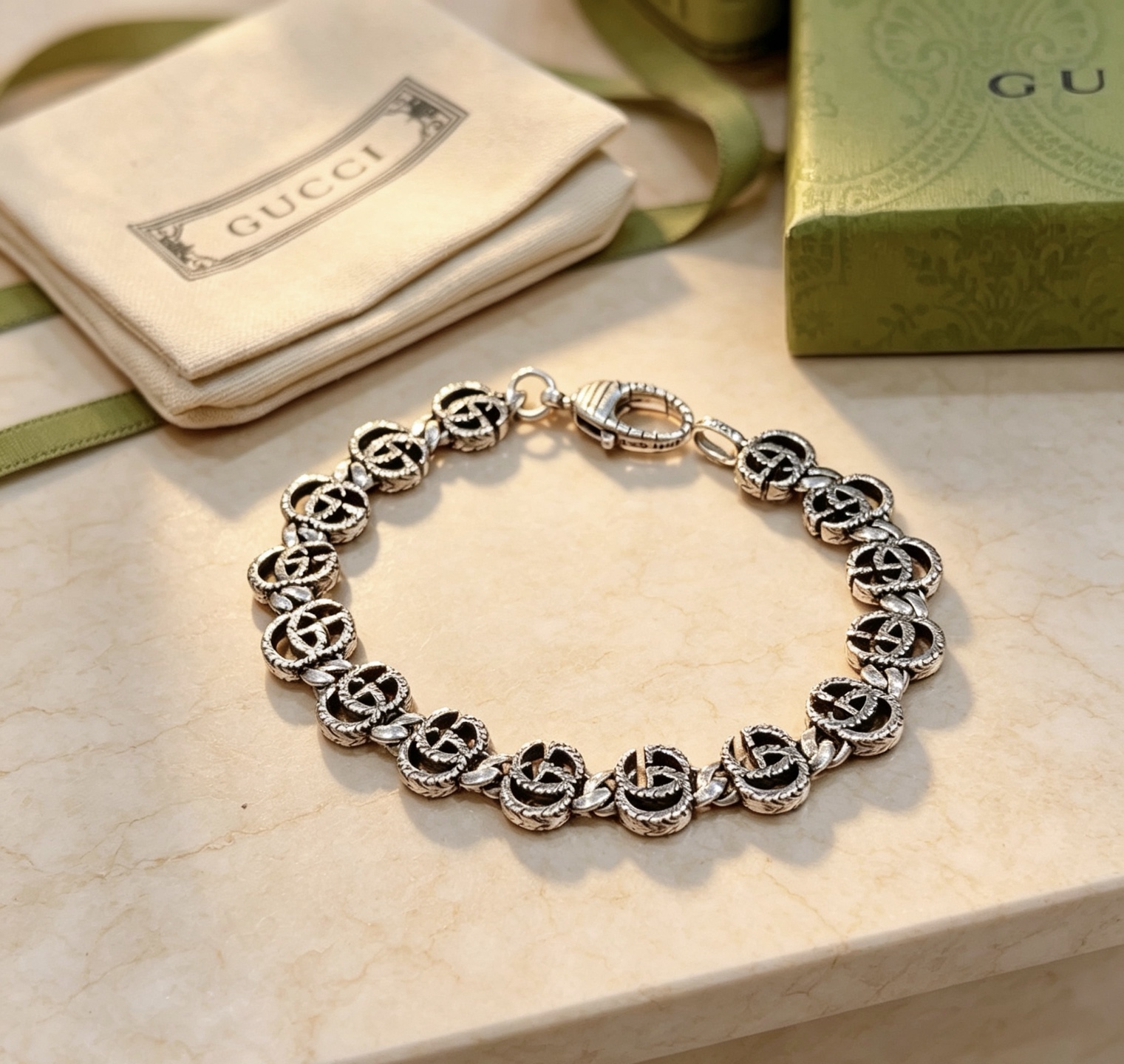 古驰 Gucci 传世高定珠宝耳环项链戒指首饰 #A9131DA8 2