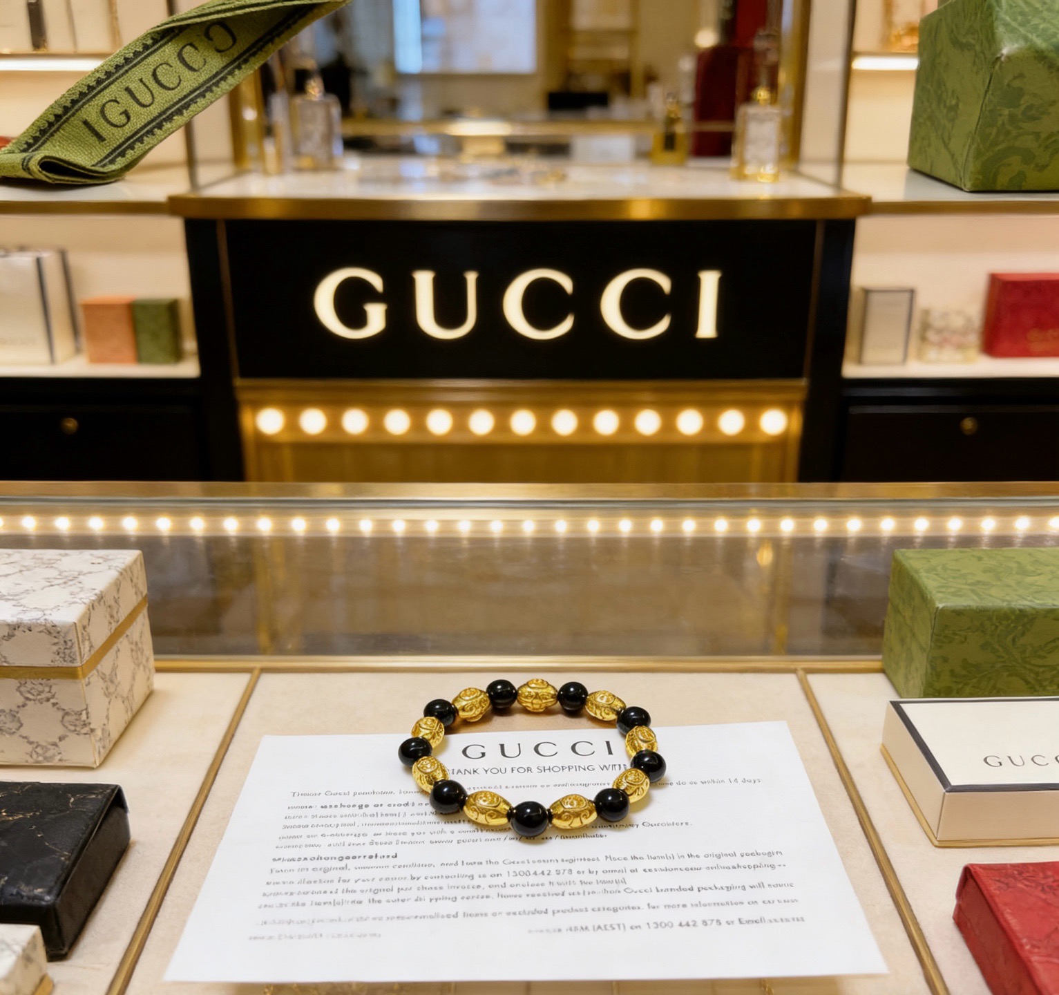 古驰 Gucci 传世高定珠宝耳环项链戒指首饰 #C93BBBD9 3