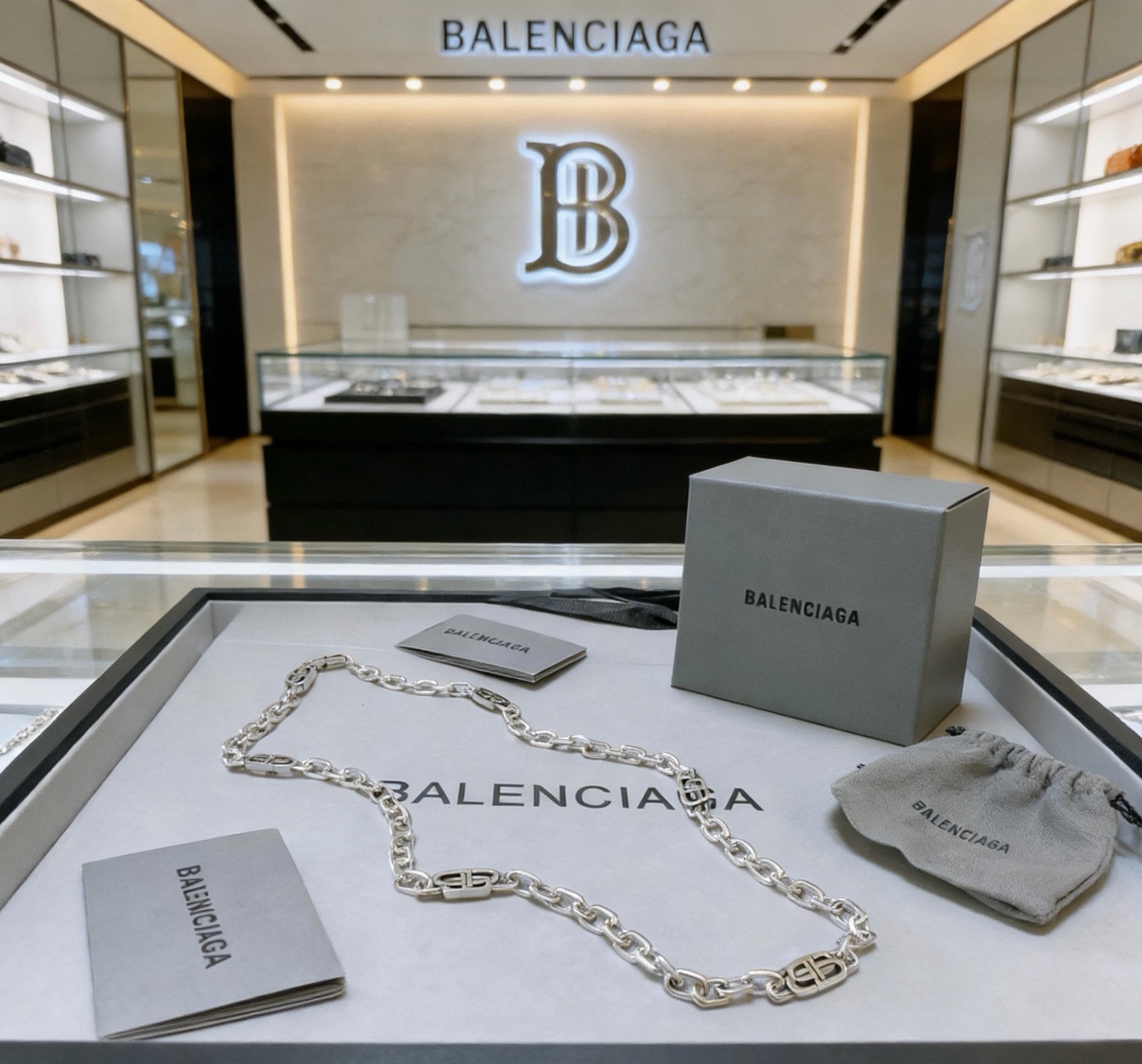 巴黎世家 Balenciaga 传世高定珠宝耳环项链戒指首饰 #A1AEAB23 7