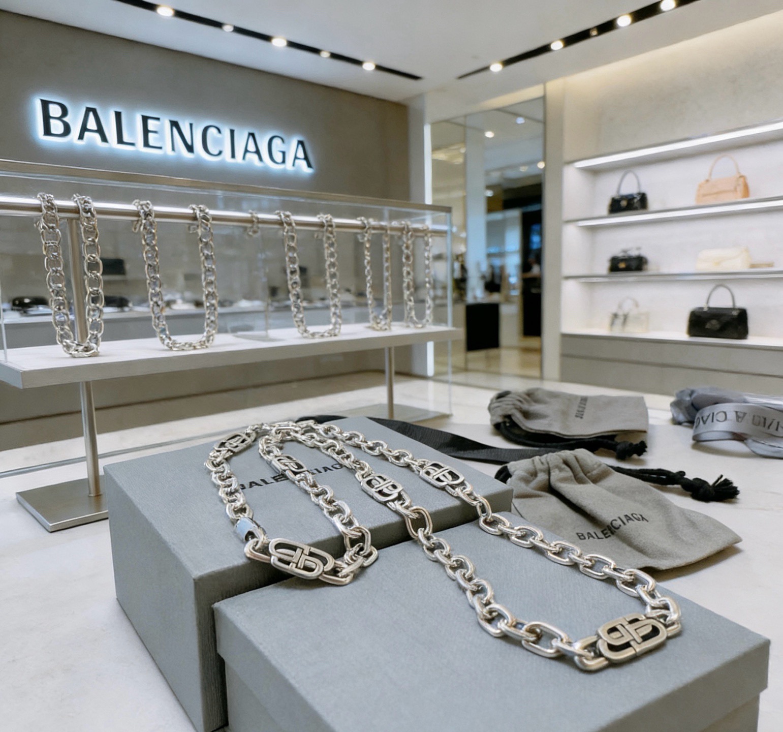巴黎世家 Balenciaga 传世高定珠宝耳环项链戒指首饰 #A1AEAB23 9