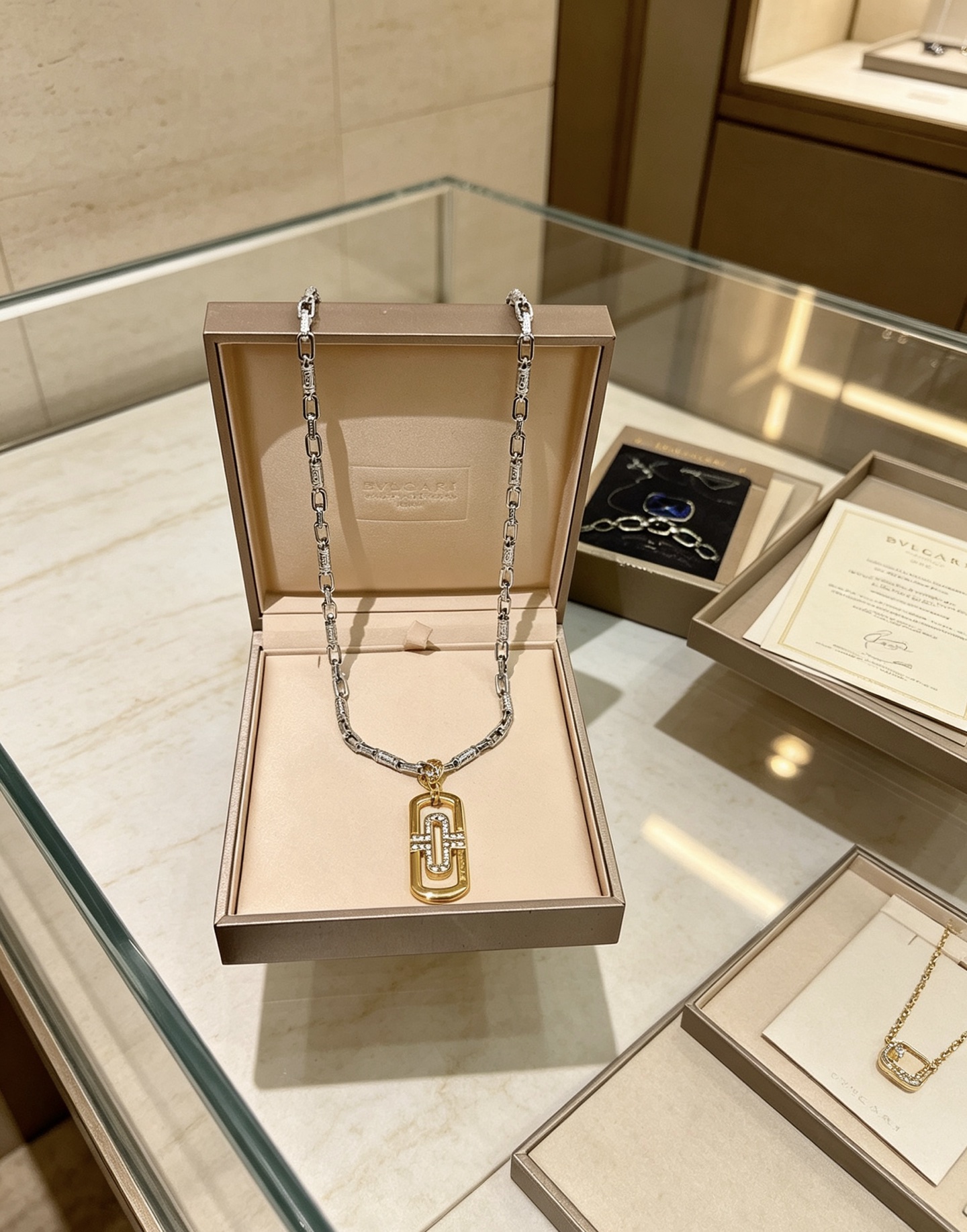 宝格丽 Bvlgari 传世高定珠宝耳环项链戒指首饰 #7375CAFA 4