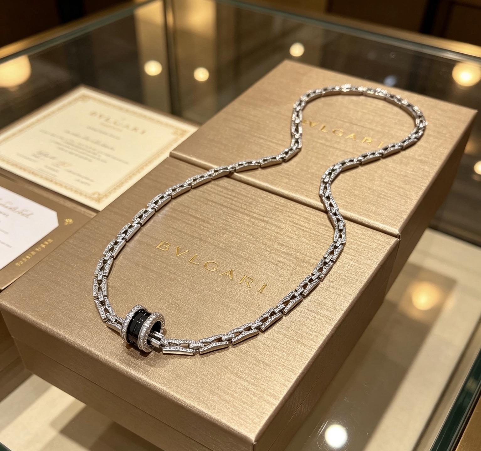 Bvlgari Haute Joaillerie Fine Jewelry Earrings Necklace Ring Ref 9
