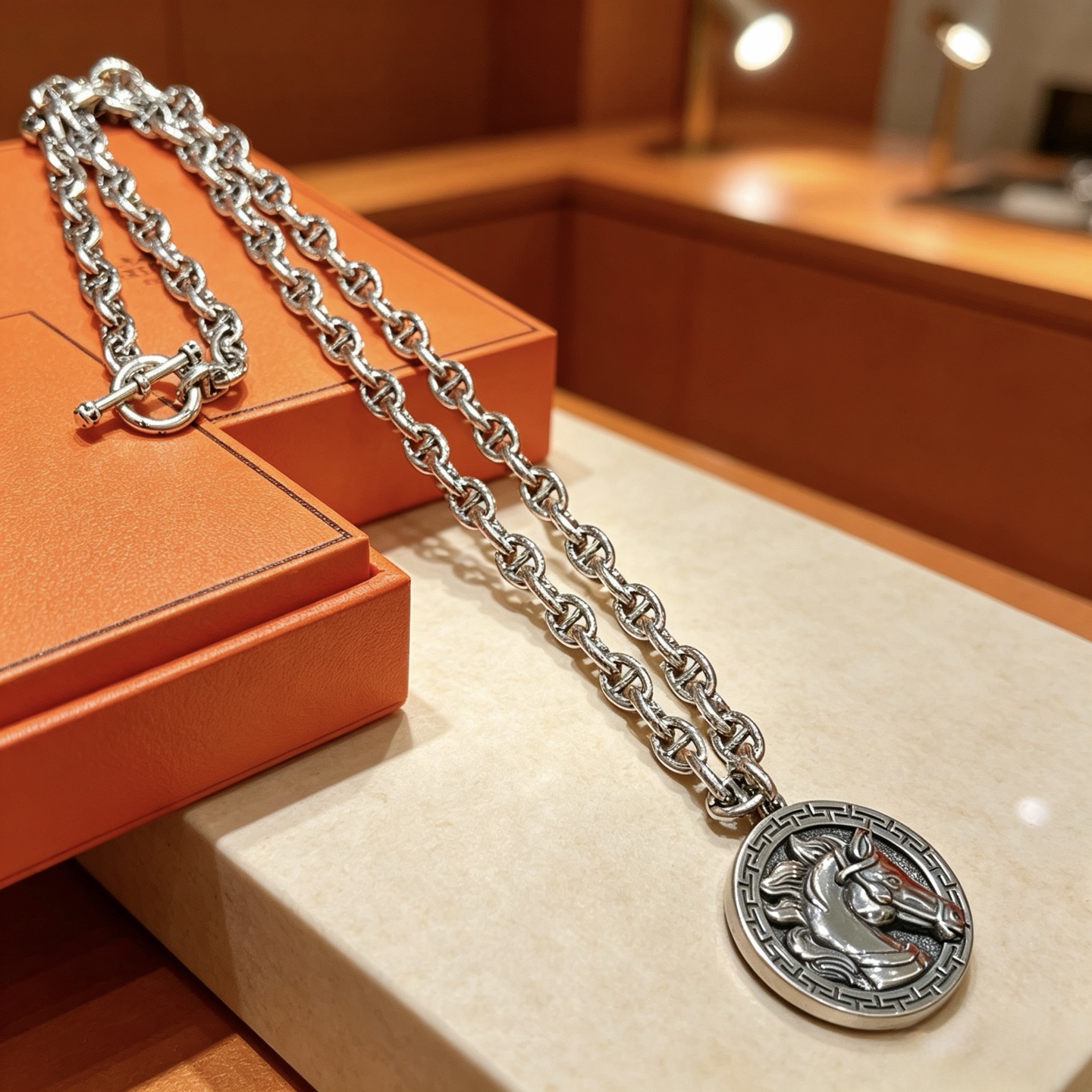 Hermès Haute Joaillerie Fine Jewelry Earrings Necklace Ring Ref.5DE9632A 9