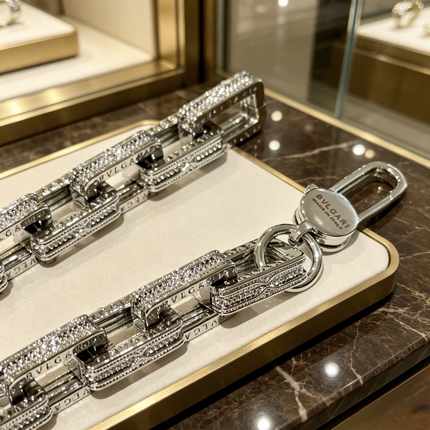 宝格丽 Bvlgari 传世高定珠宝耳环项链戒指首饰 #B0595513 5