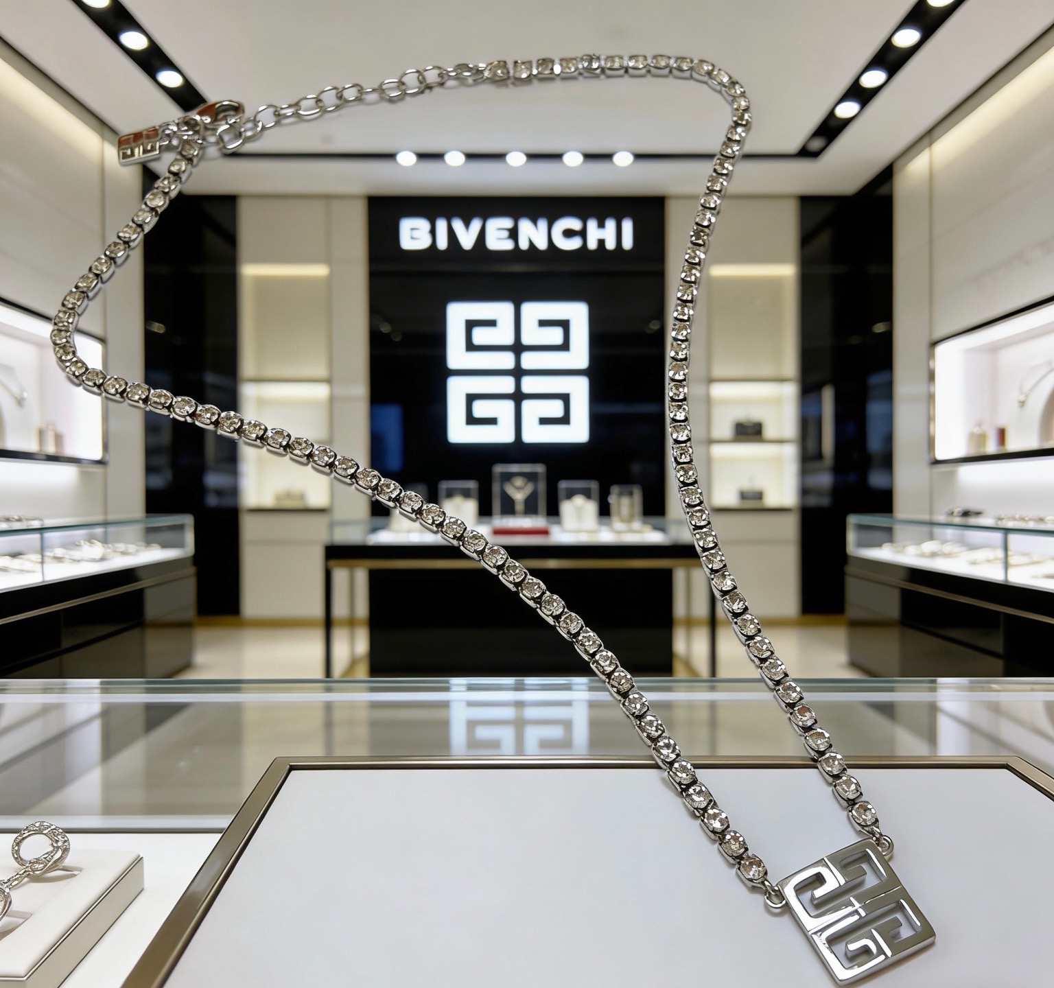 纪梵希 Givenchy 传世高定珠宝耳环项链戒指首饰 #3D5AFCD0 5