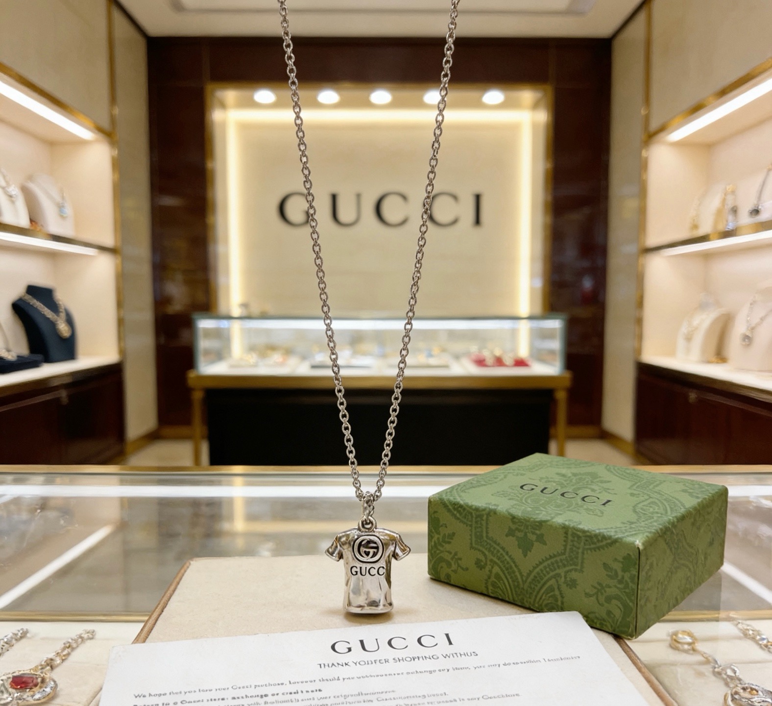 古驰 Gucci 传世高定珠宝耳环项链戒指首饰 #C344A4D0 8