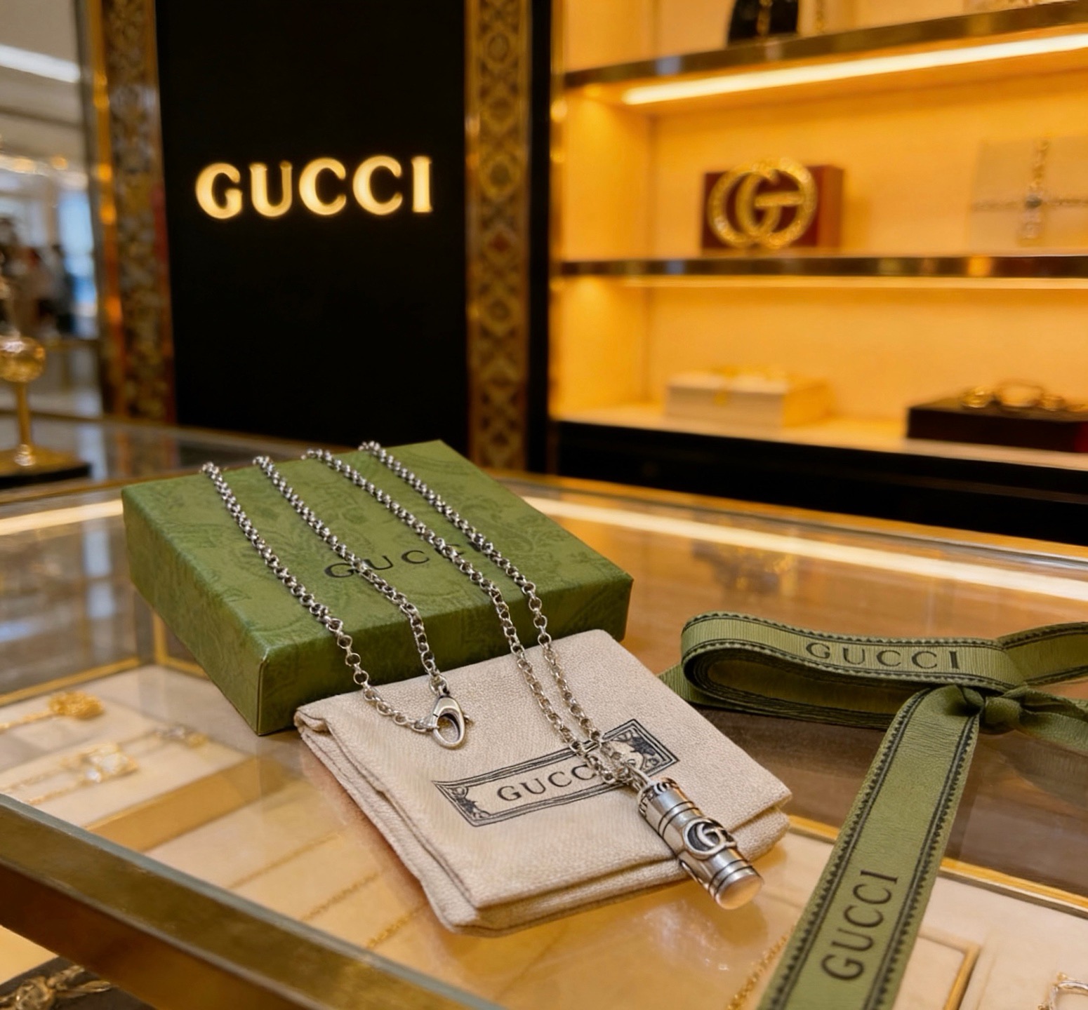 古驰 Gucci 传世高定珠宝耳环项链戒指首饰 #8A75DB8F 4