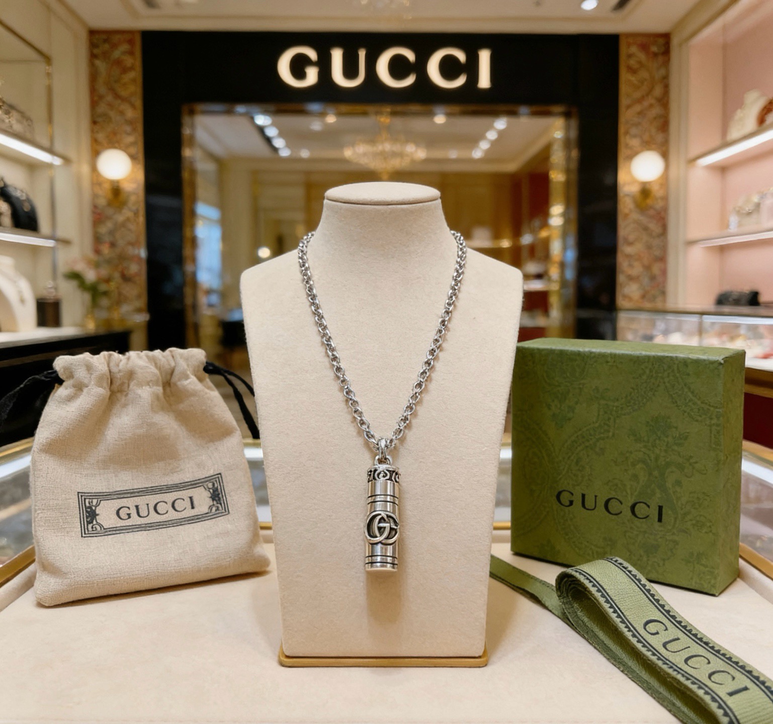 古驰 Gucci 传世高定珠宝耳环项链戒指首饰 #8A75DB8F 7