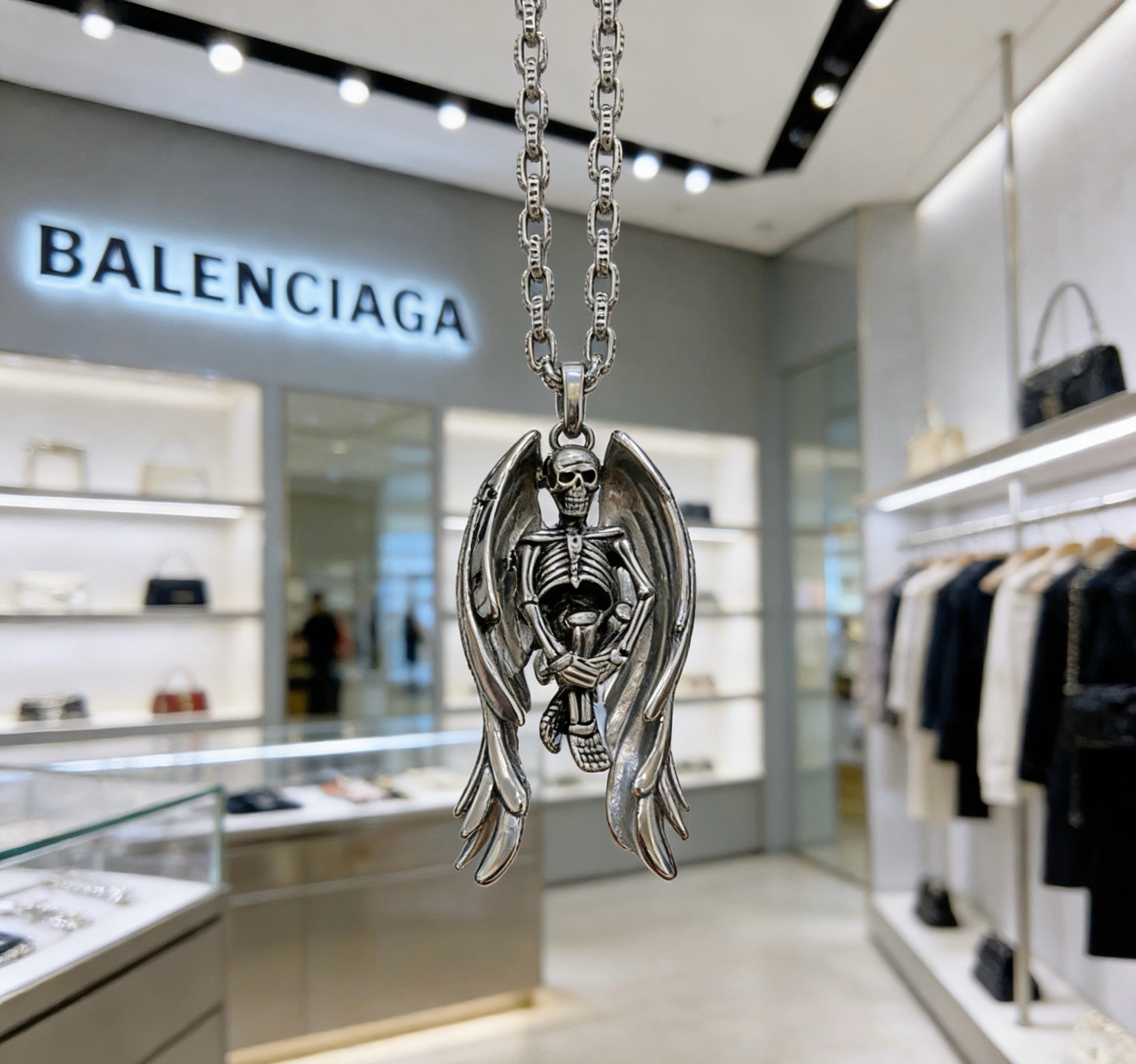 巴黎世家 Balenciaga 传世高定珠宝耳环项链戒指首饰 #A7CBBA9D 4