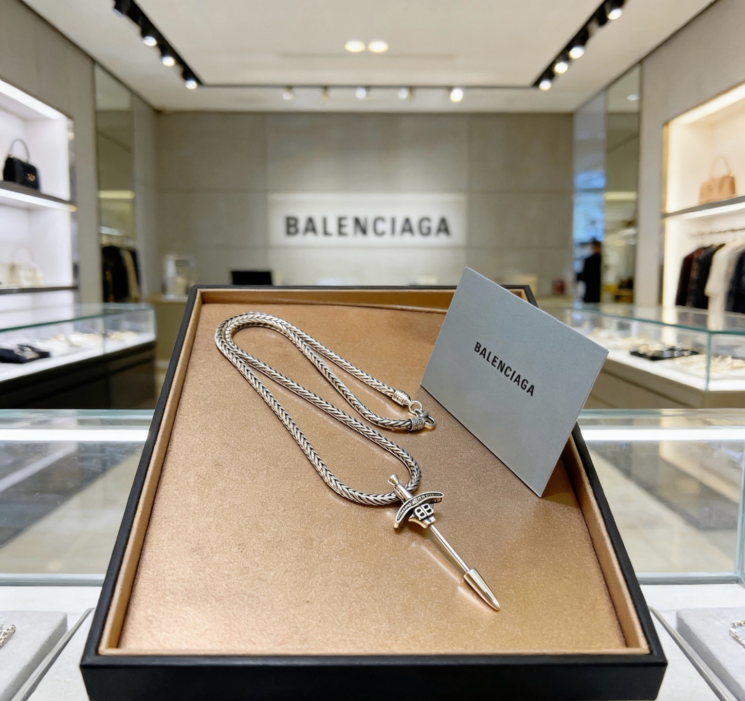 巴黎世家 Balenciaga 传世高定珠宝耳环项链戒指首饰 #C90AB885 8