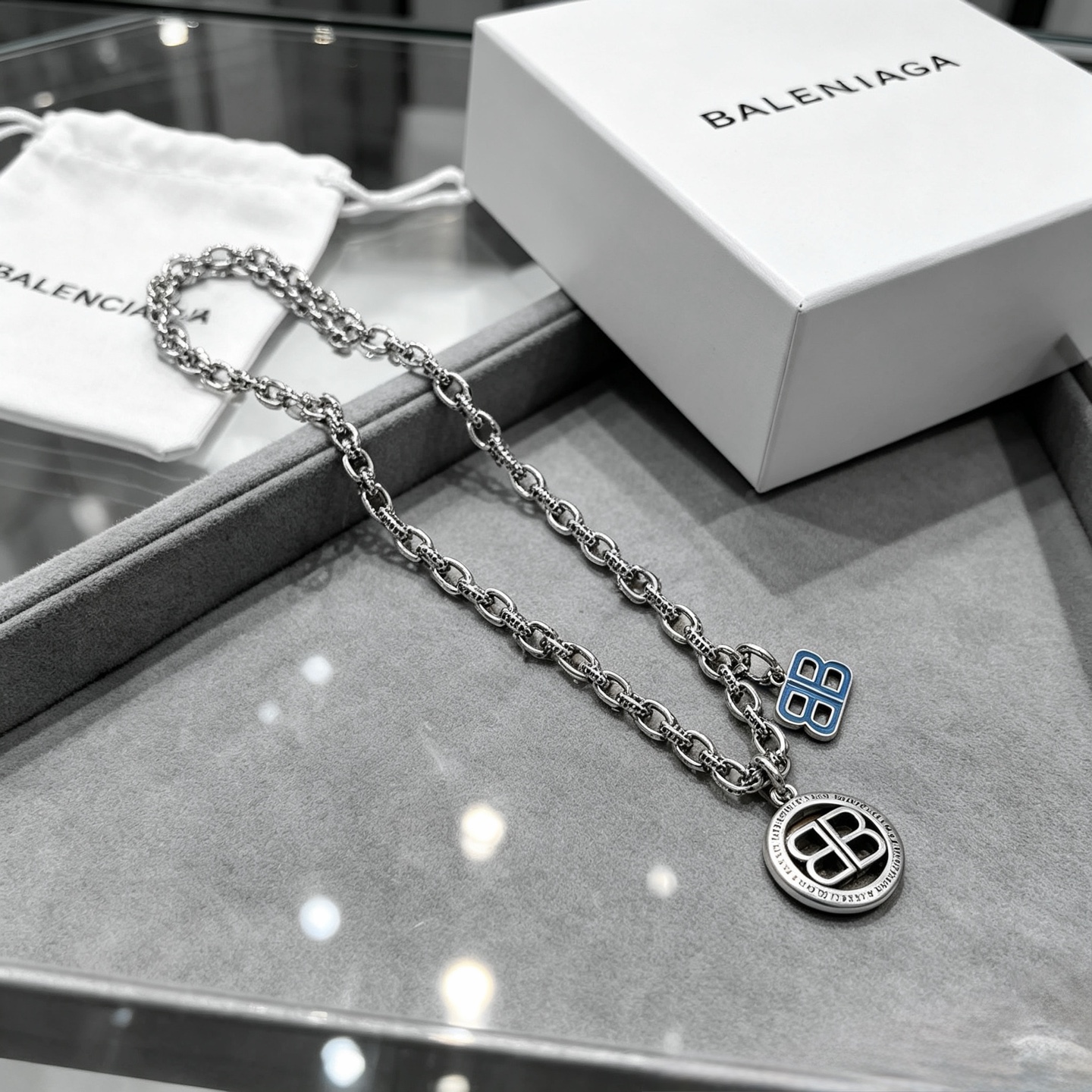 巴黎世家 Balenciaga 传世高定珠宝耳环项链戒指首饰 #24B0FA7A 5