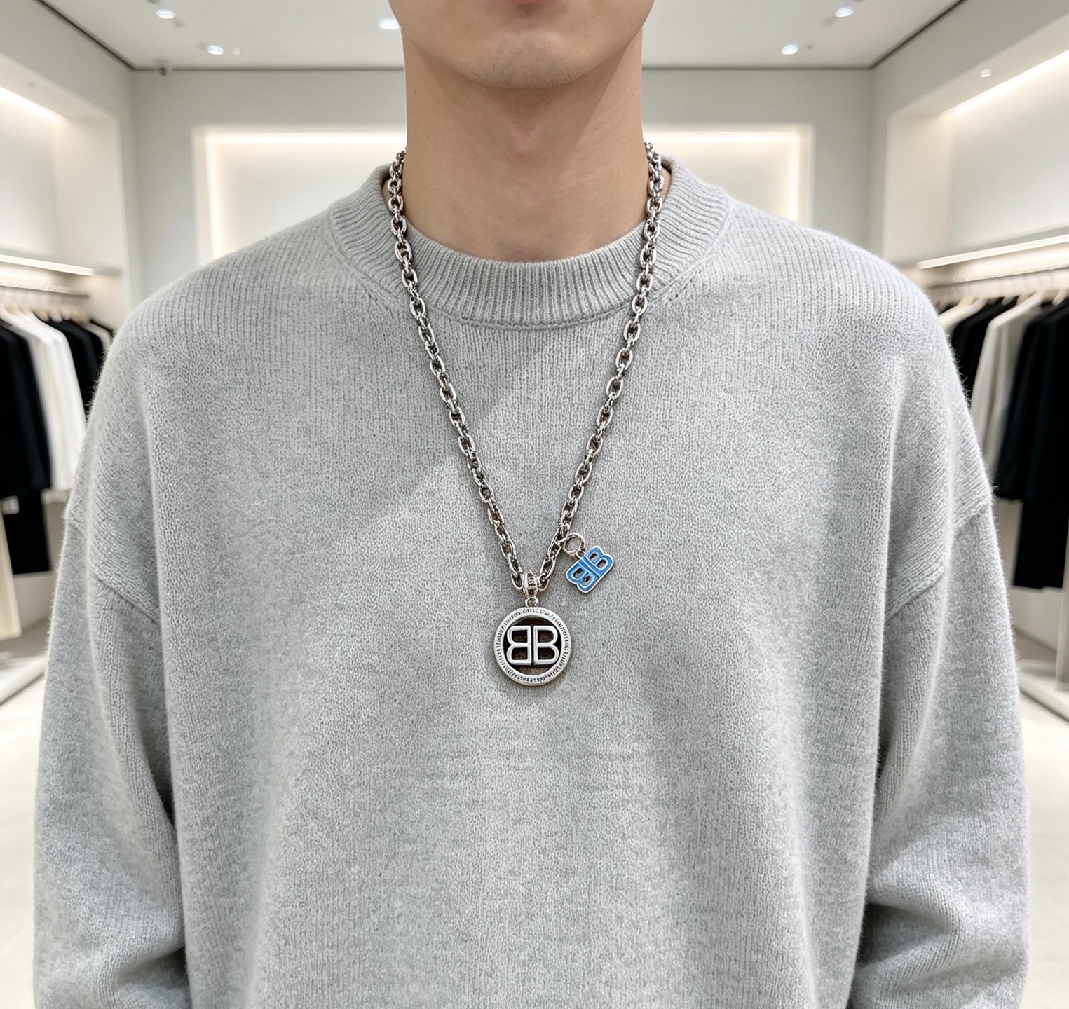 巴黎世家 Balenciaga 传世高定珠宝耳环项链戒指首饰 #24B0FA7A 3