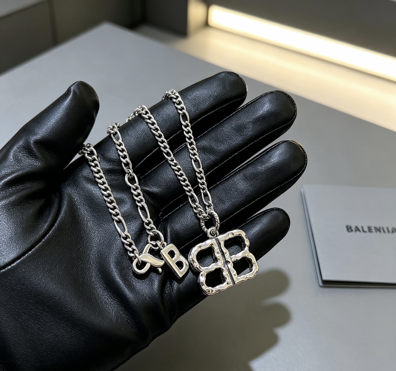 巴黎世家 Balenciaga 传世高定珠宝耳环项链戒指首饰 #36008FAC 5