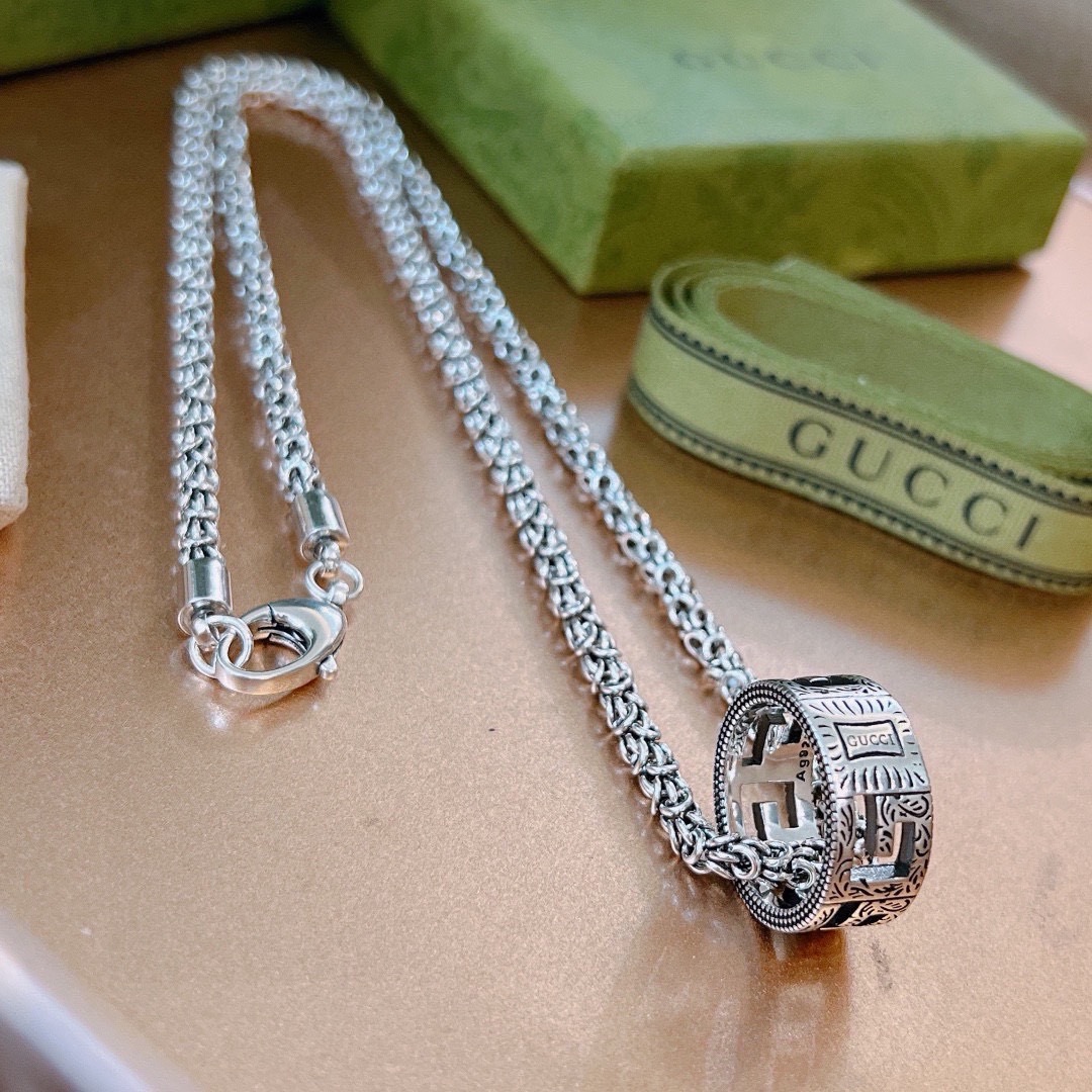 古驰 Gucci 传世高定珠宝耳环项链戒指首饰 #C2CA1290 9