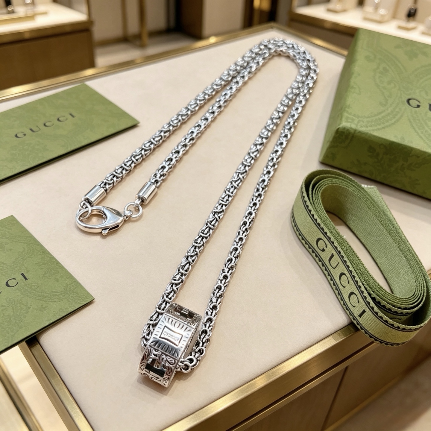 古驰 Gucci 传世高定珠宝耳环项链戒指首饰 #C2CA1290 3