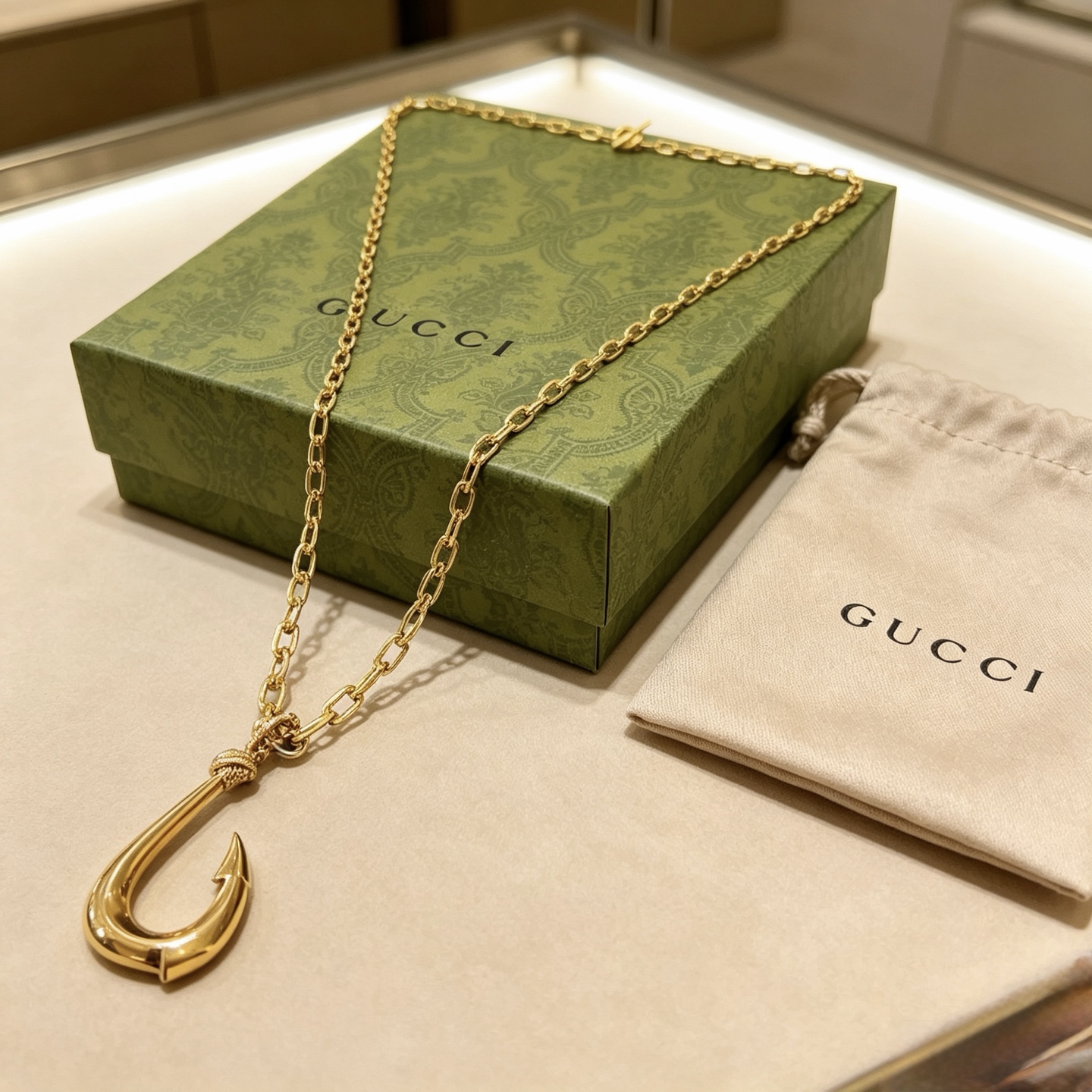 Gucci Haute Joaillerie Fine Jewelry Earrings Necklace Ring Ref 7