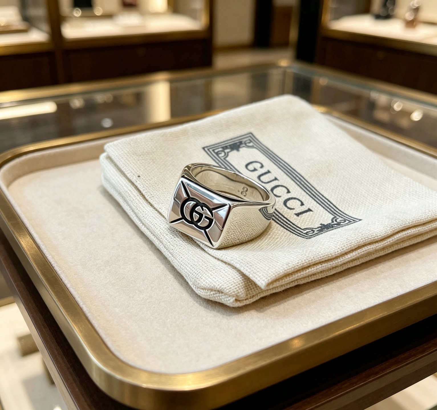 古驰 Gucci 传世高定珠宝耳环项链戒指首饰 #365E08B2 4