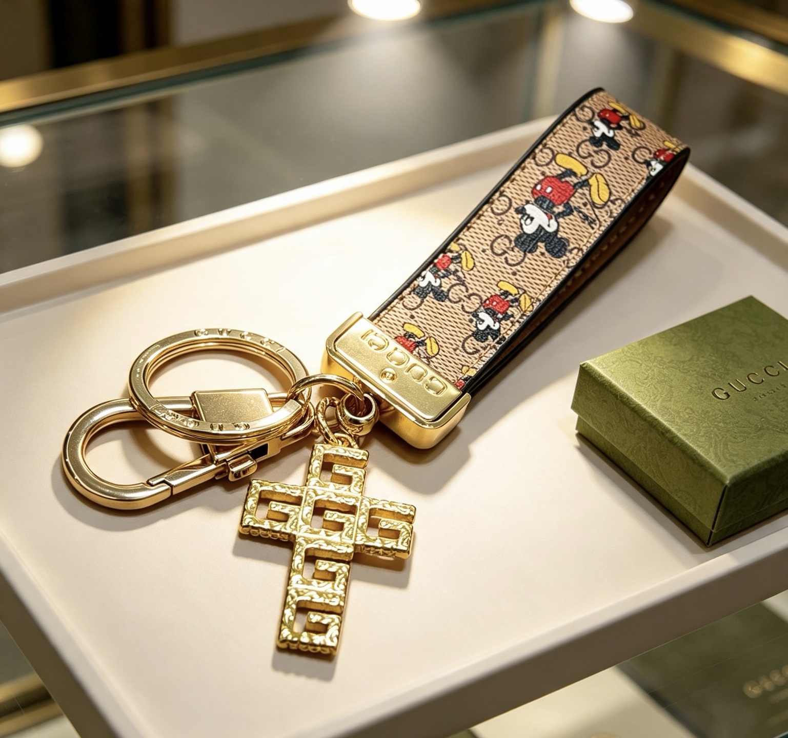 Gucci Jewelry New Release 𝐆𝐮𝐜𝐜𝐢 Keychain New Charm Anger Forest G Keychain