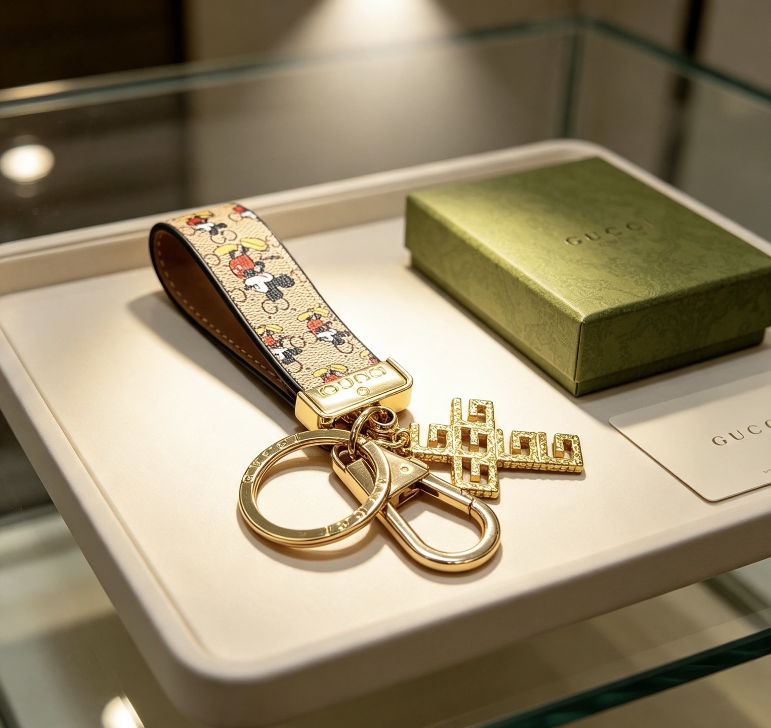 Gucci Jewelry New Release 𝐆𝐮𝐜𝐜𝐢 Keychain New Charm Anger Forest G Keychain — photo 2
