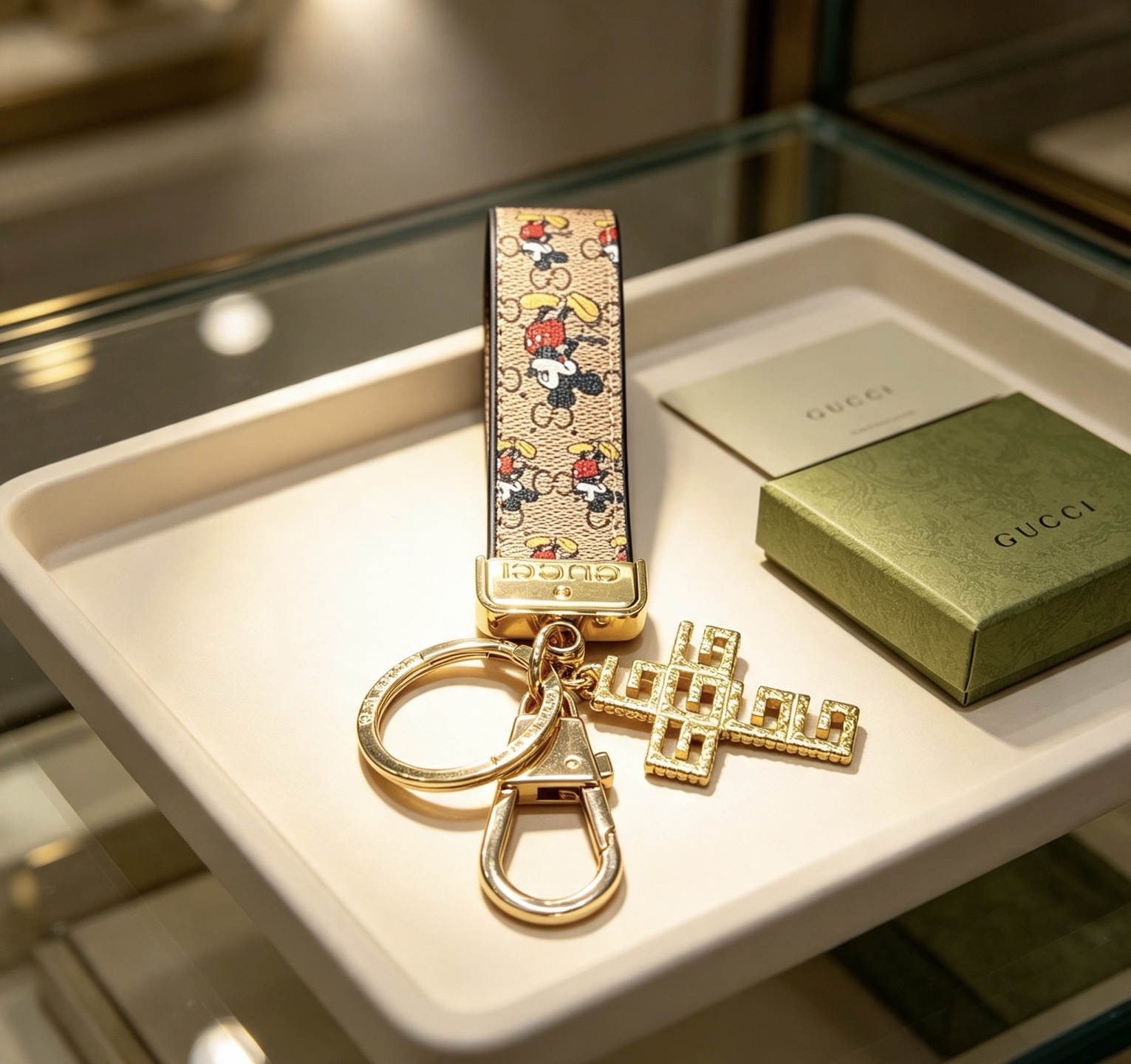 Gucci Jewelry New Release 𝐆𝐮𝐜𝐜𝐢 Keychain New Charm Anger Forest G Keychain — photo 3