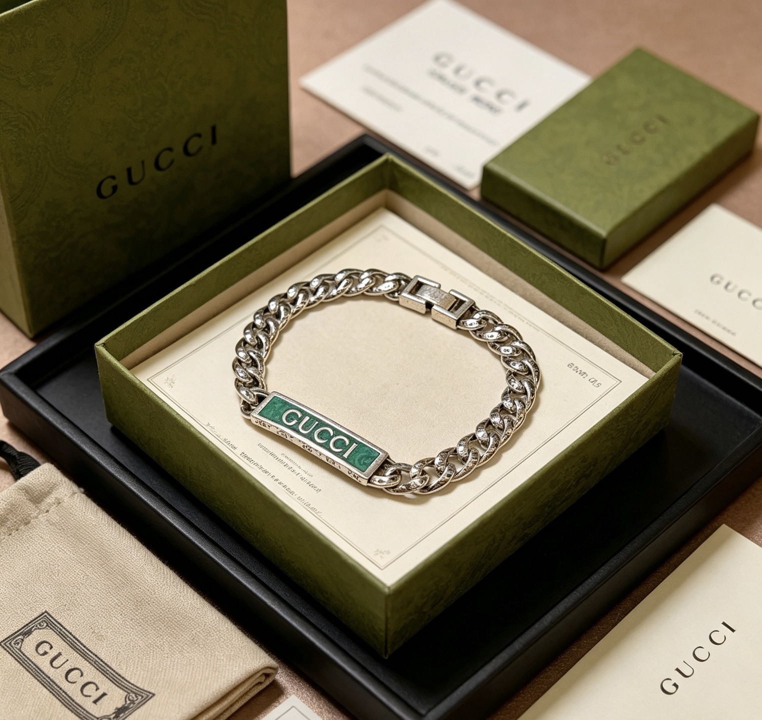 Gucci Jewelry 。 Gucci New feel logo logo nice ， ， 16。18。 20。22。24 — photo 7