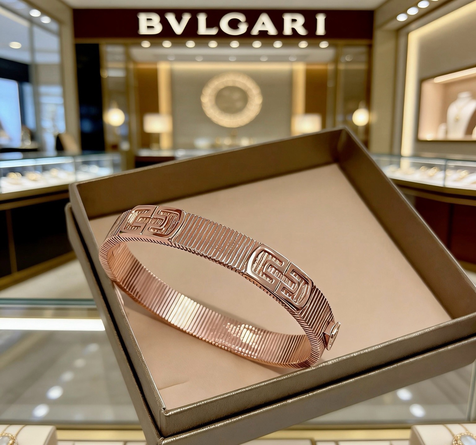 BVLGARI Bvlgari Bracelet Or jaune plaqué 18 carats - Qualité supérieure
