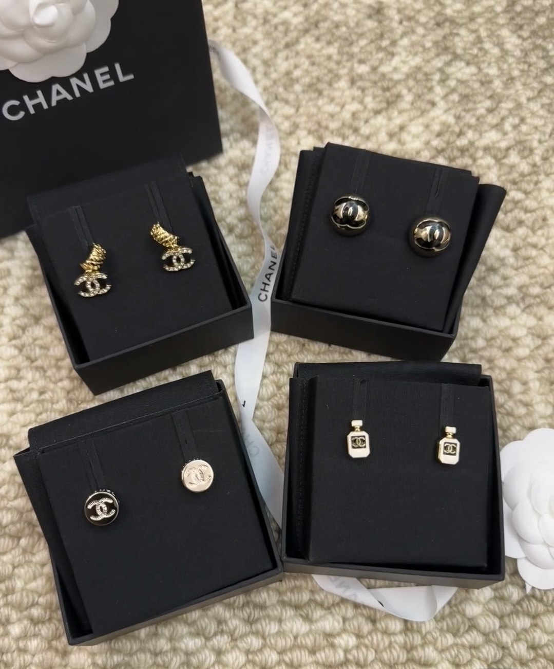 NO:102485,Xiaoxiang new earrings, beautiful~, Chanel earrings, chanel19860909小香新款耳钉 美呆啦～,香奈儿耳钉,chanel,Jewelry