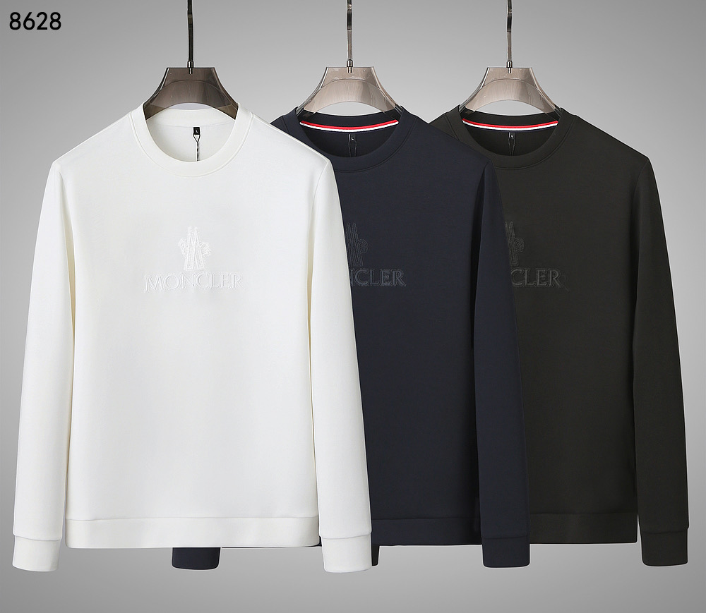 NO:523240,2025 new sweater fabric mercerated modal cotton color black white royal blue size M-4XL, Moncler, hoodie, sweatshirts, alexander wang19860909蒙口 2025 秋冬新款卫衣 面料丝光莫代尔棉 颜色黑色 白色 宝蓝色 尺码M-4XL,,Moncler,hoodie,sweatshirts,alexander wang,Men's clothing