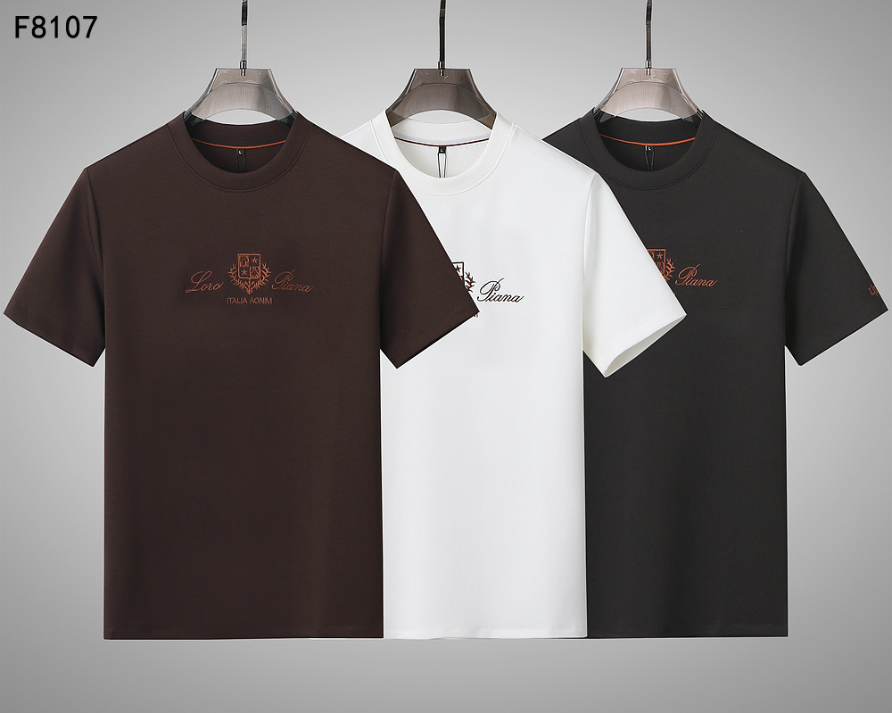 NO:523242,LP short-sleeved sweatshirt 2025 autumn and winter new style fabric mercerated modal cotton color black white dark coffee size M-4XL, loro piano, hoodie, sweatshirts, T-shirt, alexander wang19860909LP 短袖卫衣 2025 秋冬新款 面料丝光莫代尔棉 颜色黑色 白色 深咖 尺码M-4XL,,loro piana,hoodie,sweatshirts,T-shirt,alexander wang,Men's clothing