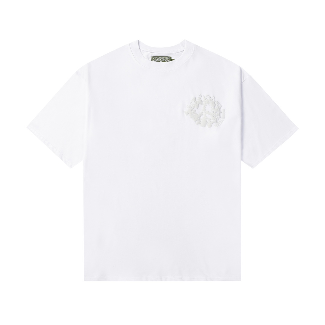 P53  DENIM TEARS
木棉花夏季新款短袖
颜色：黑 白
码数：S M L XL