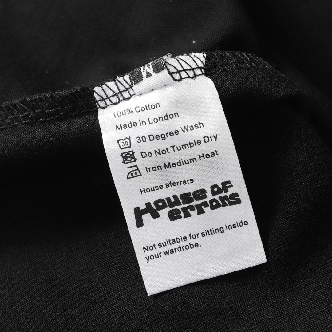 House of Errors New Eye of Truth Short Sleeves: Code ZAO D3291, Black Tan, Sizes S-XL. - 图片 9