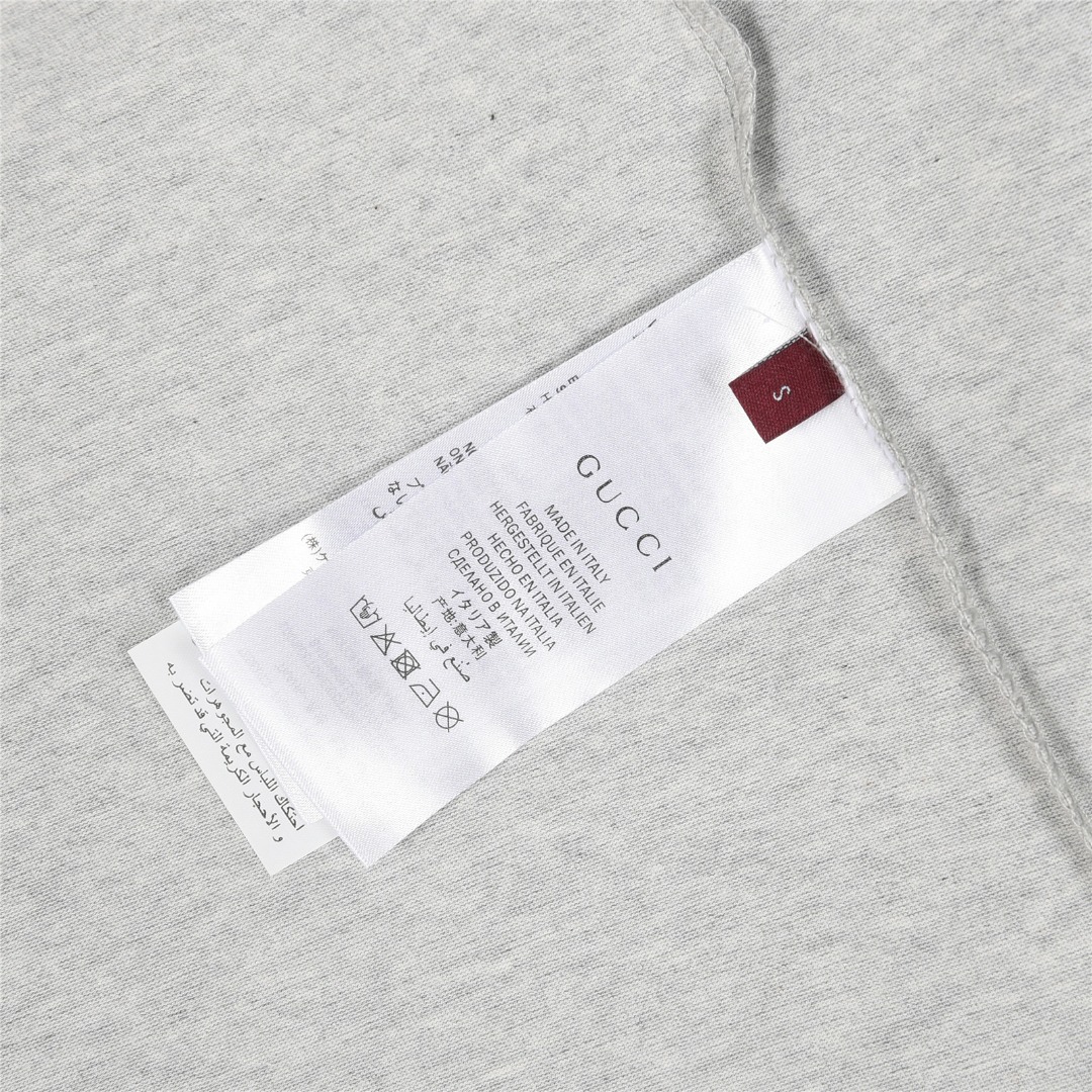 Gucci/古驰 25ss 双G印花及Gucci红绿发泡印花短袖T恤 Gucci/古驰 25ss 双G印花及Gucci红绿发泡印花短袖T恤
