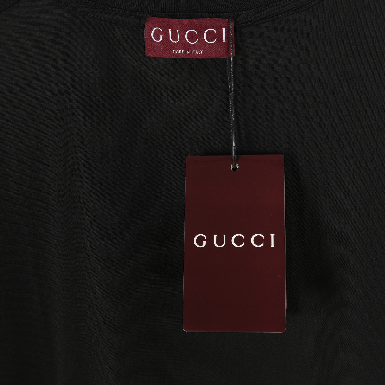 Gucci/古驰 25ss 双G印花及Gucci红绿发泡印花短袖T恤