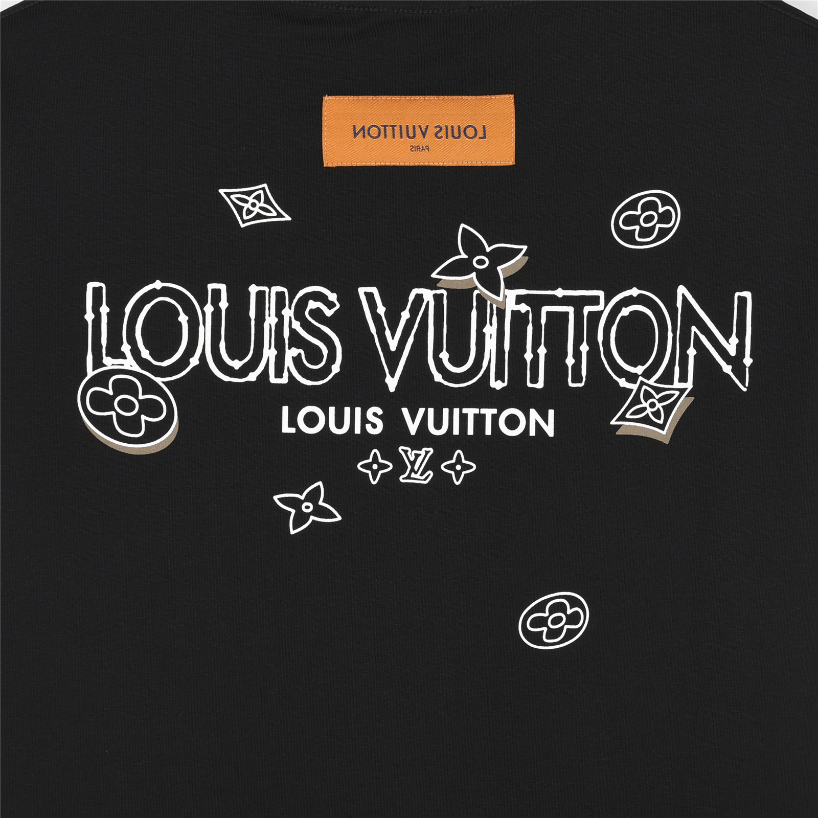 Louis Vuitton/路易威登 25ss 四叶草及后背logo印花短袖T恤