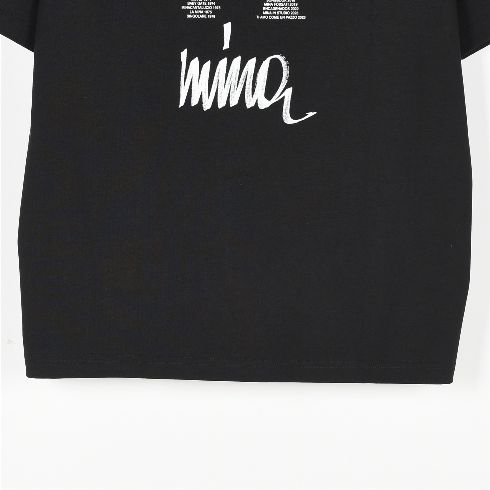 Balenciaga/巴黎世家 25ss Mina音乐系列 肖像及后被专辑印花廓形短袖T恤